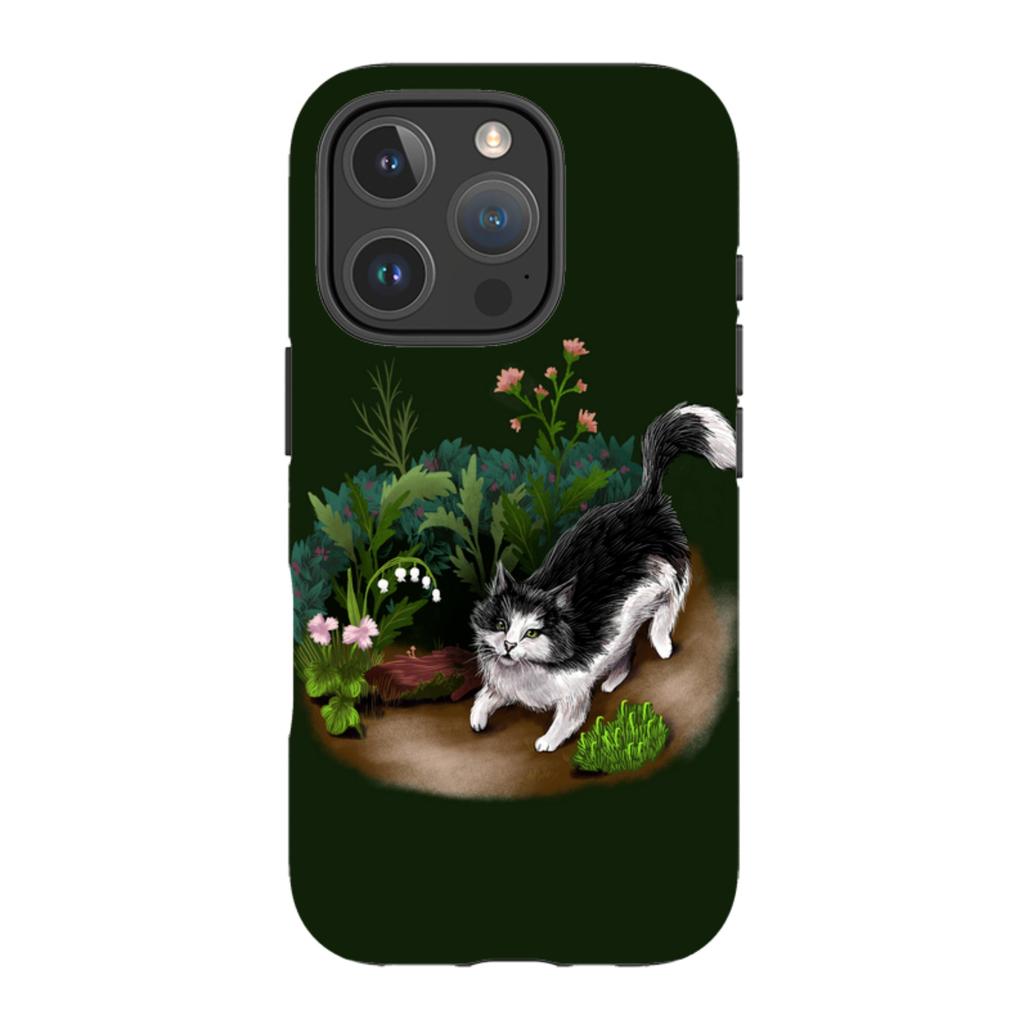 iPhone Tough Case - Munchkin Cat By Anna Stead