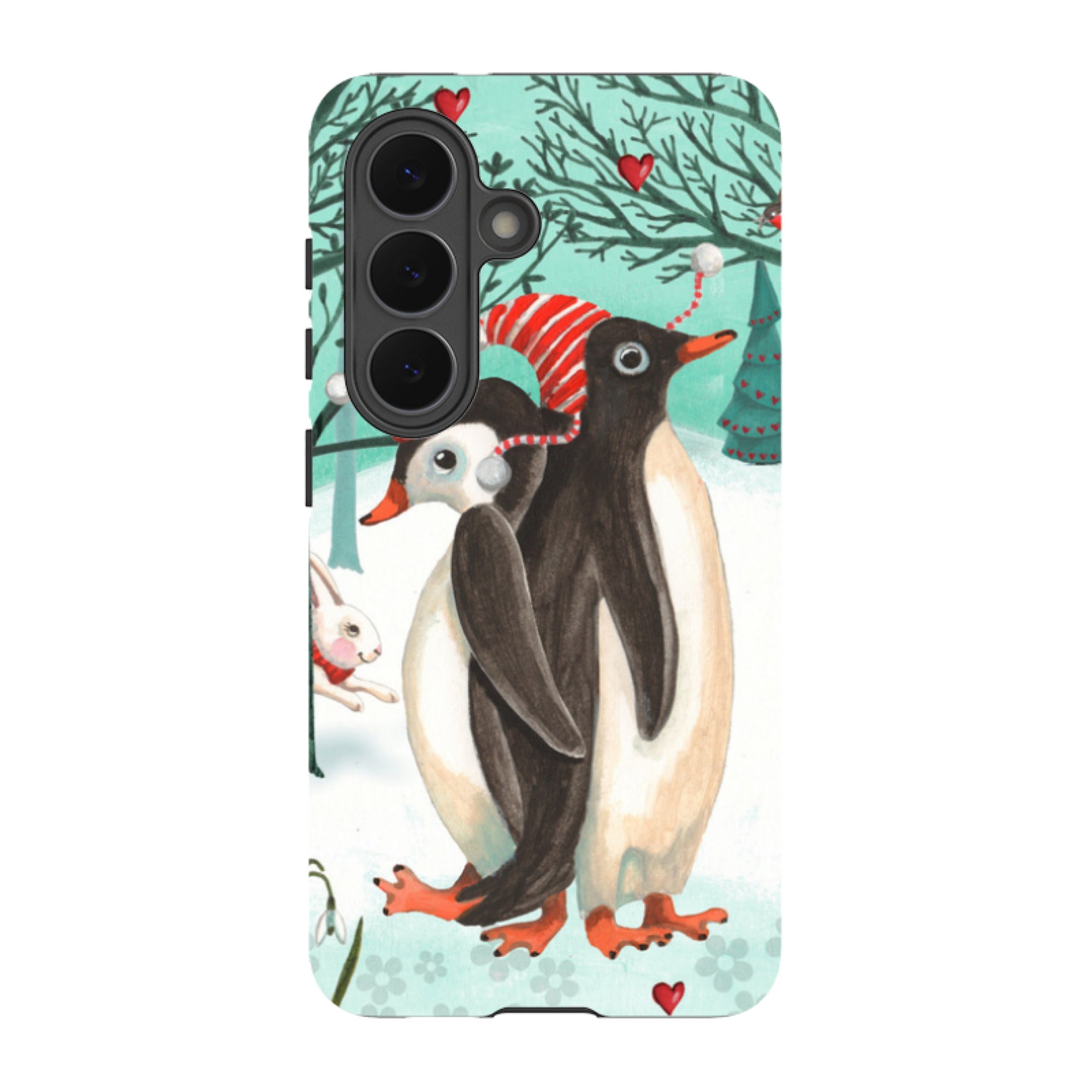 Samsung Tough Case - Winter Together By Caroline Bonne Muller