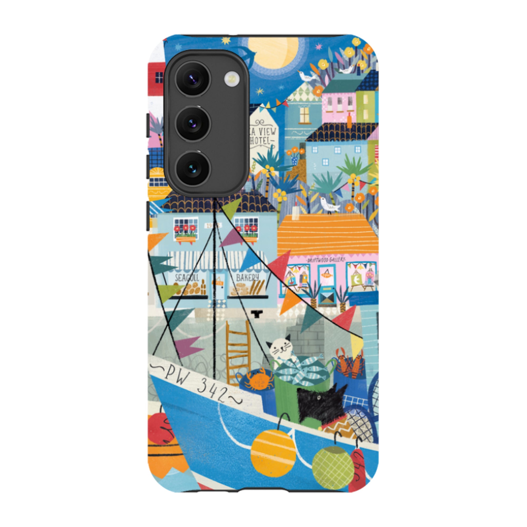 Samsung Tough  Case - Night Harbour 2 By Ali Brookes