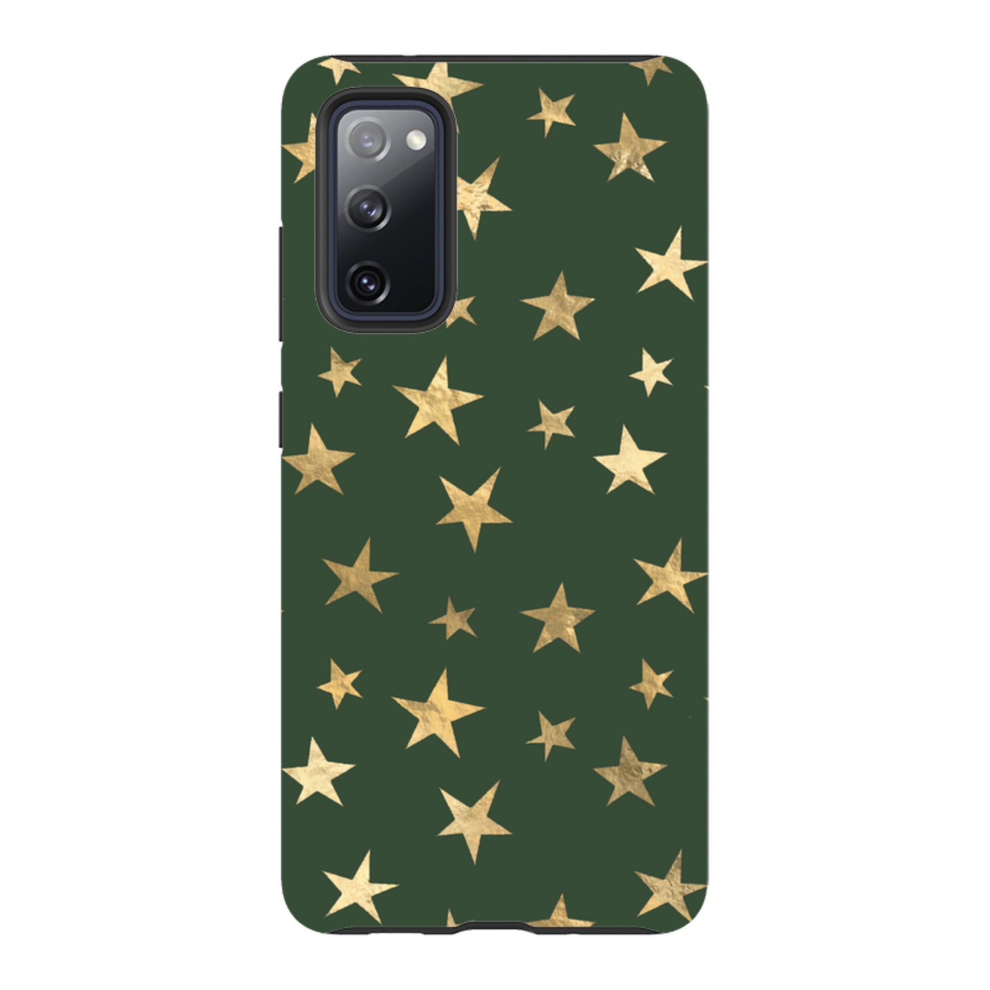 Samsung Tough Case - Green and Gold Stars