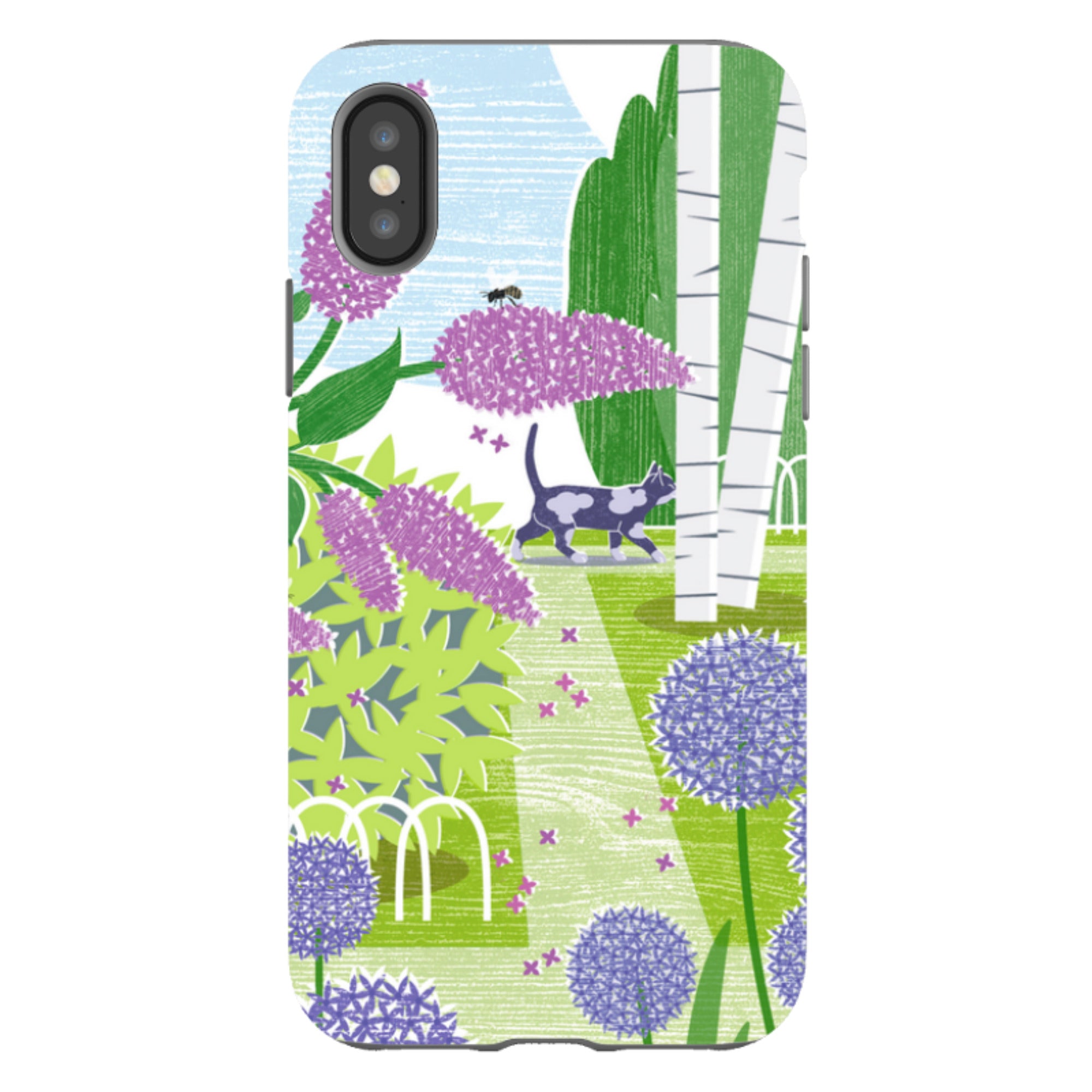 iPhone Tough Case - Lilac And Alliums By Liane Payne
