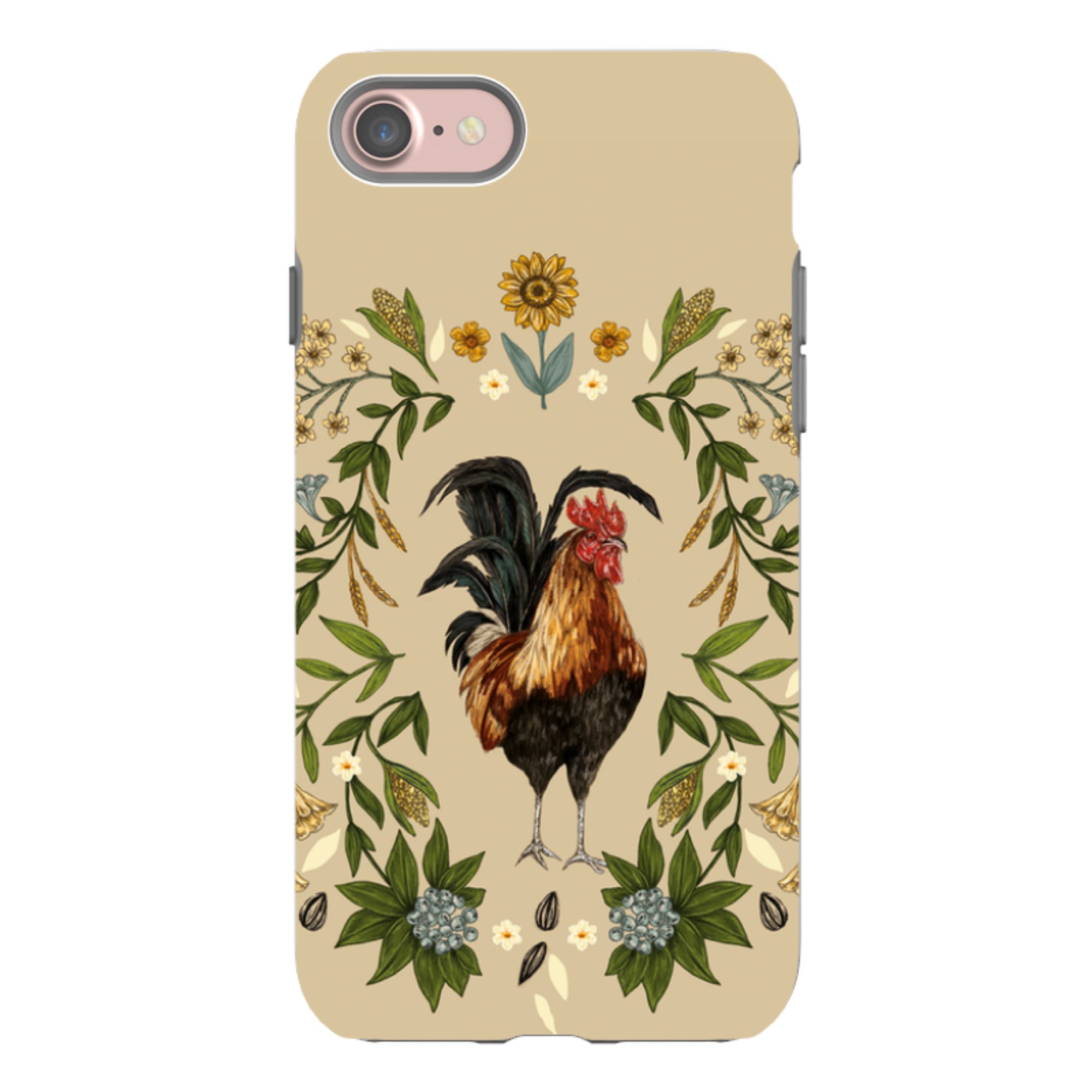 iPhone Tough Case - Rooster By Jade Mosinski
