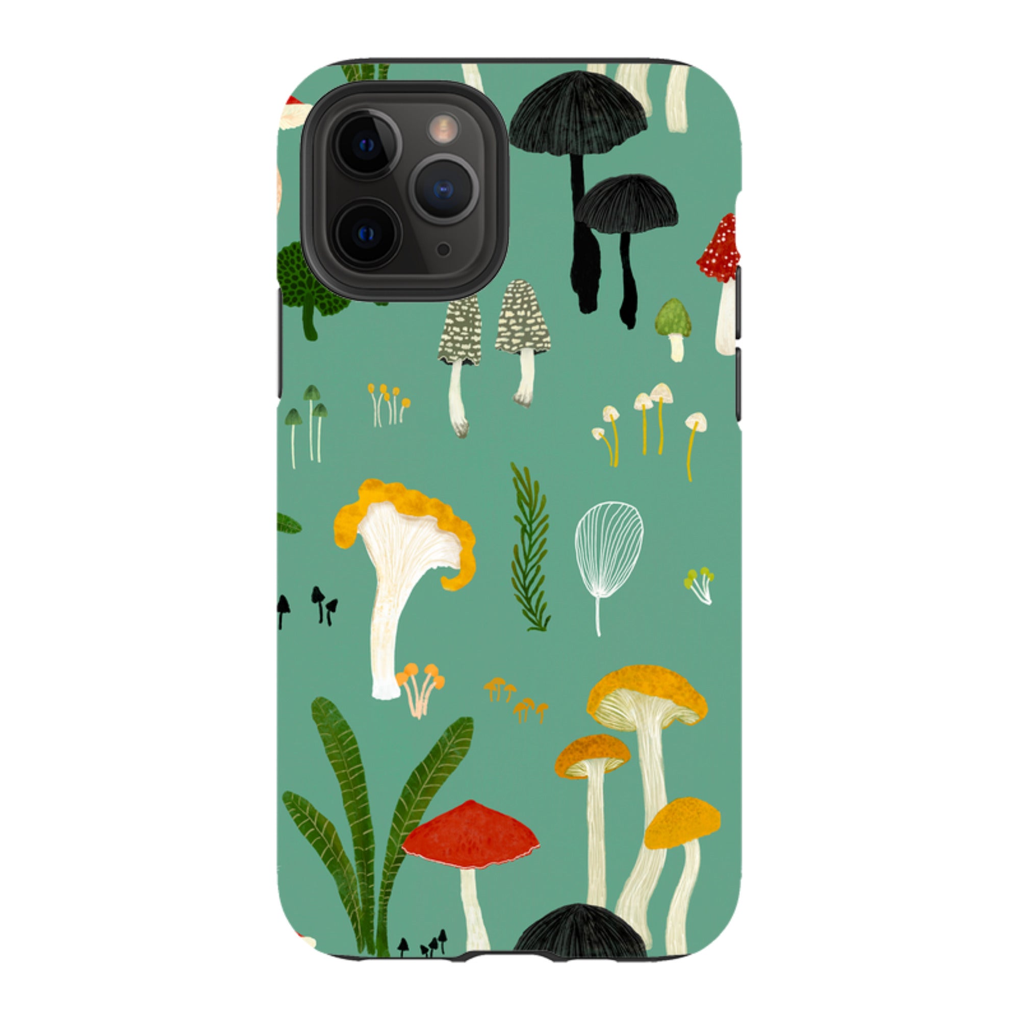 iPhone Tough Case - Mushroom Pattern By Katherine Quinn