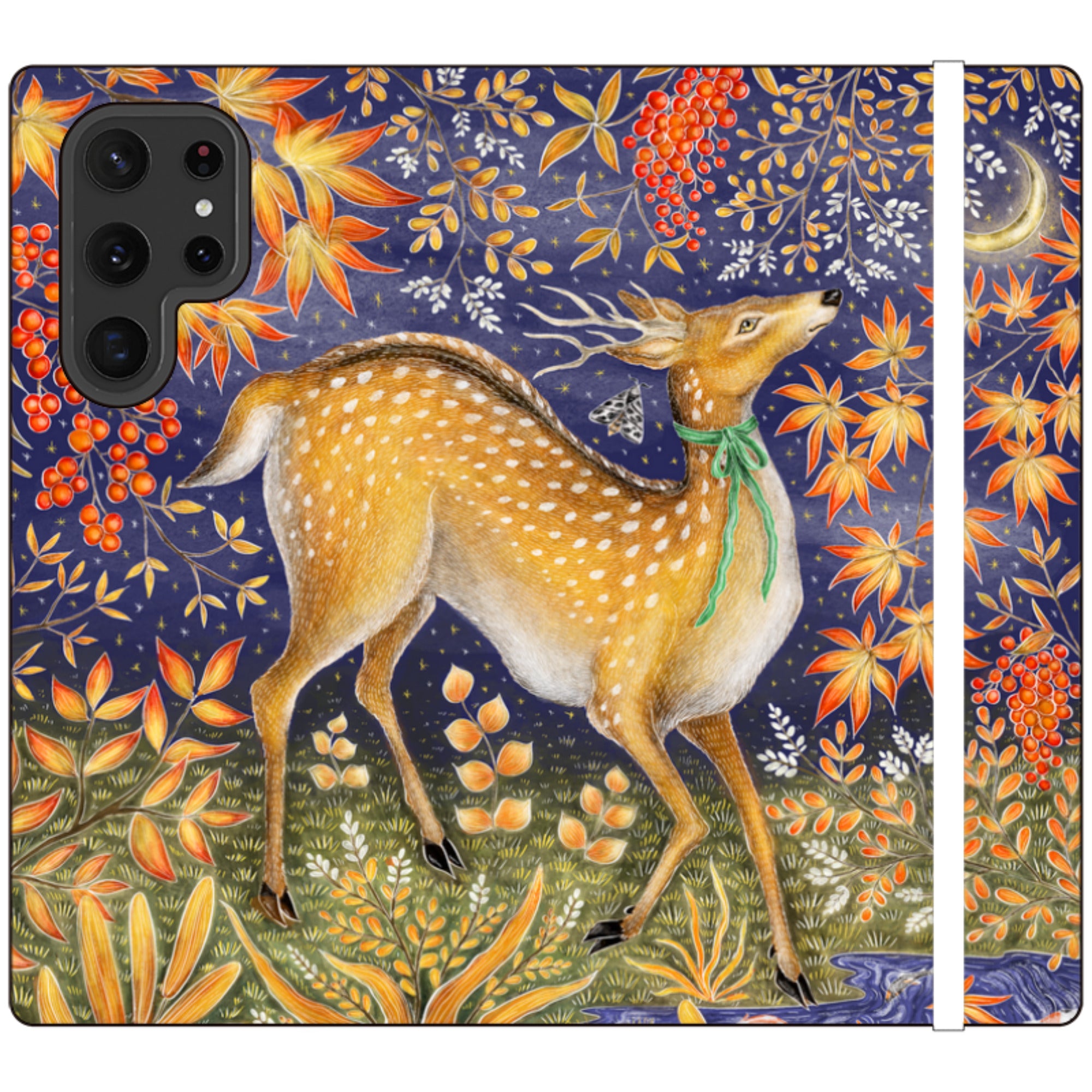 Autumn Deer Wallet Case By Catherine Rowe