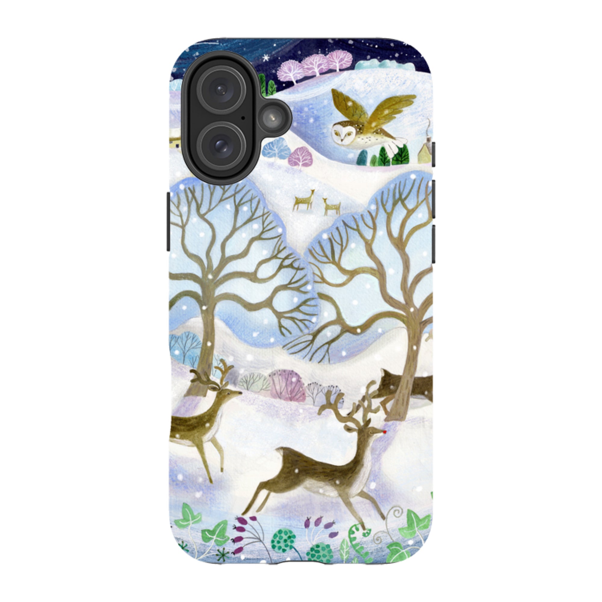 iPhone MagSafe Tough Case -  Winter Deer By Bex Parkin