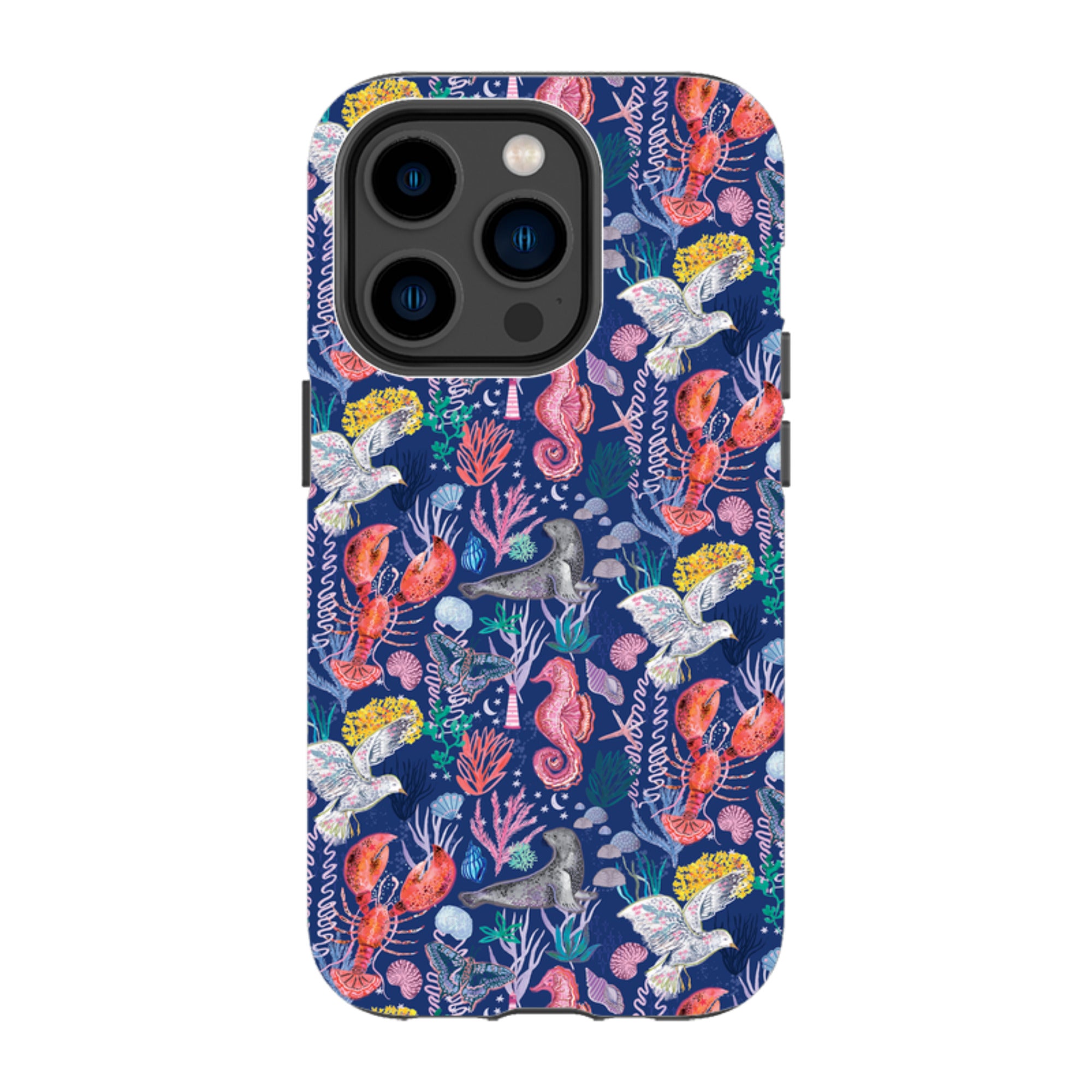 iPhone Case - Coastline Pattern-C By Emma Frances Grant