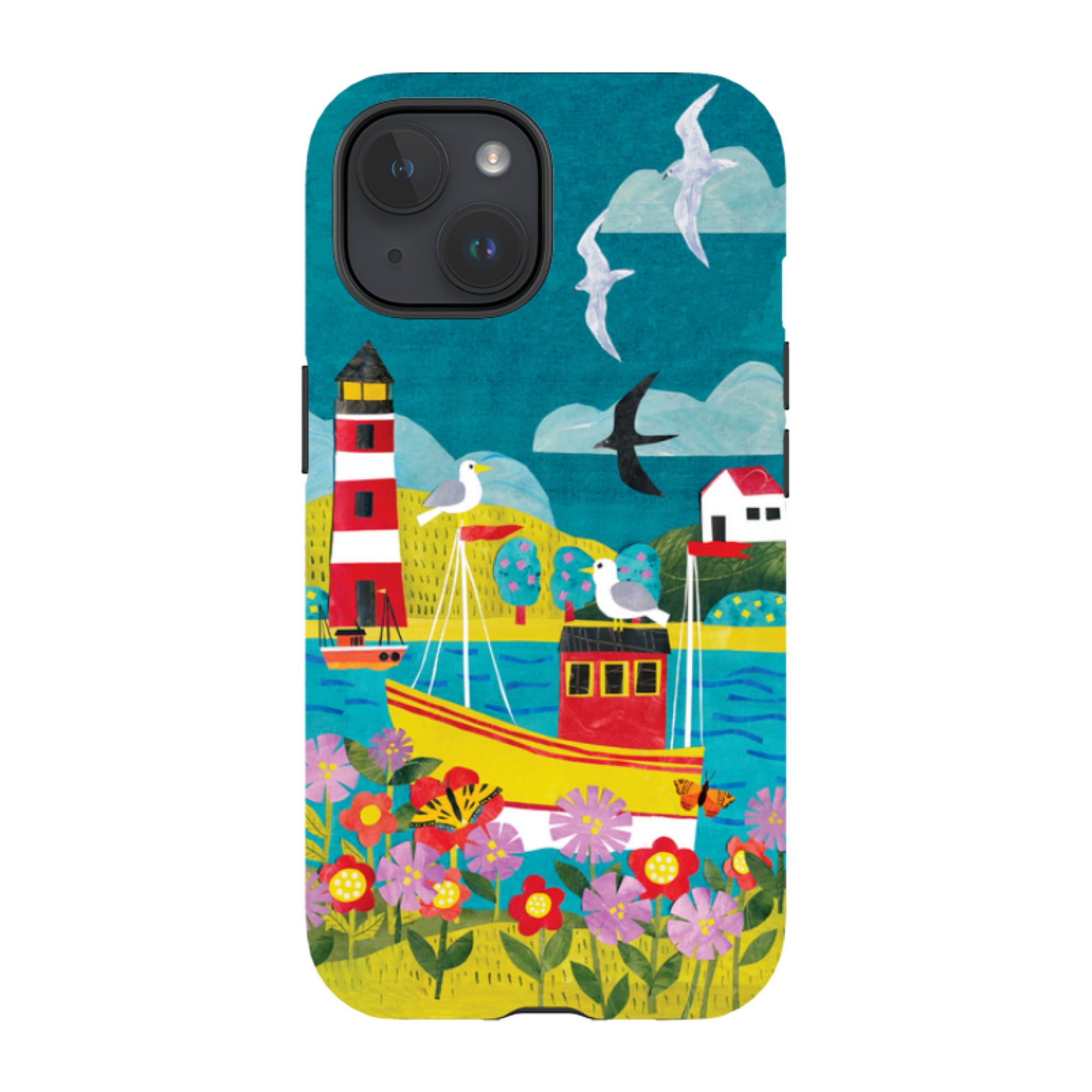 iPhone MagSafe Tough Case - Fishing Boat By Tracey English