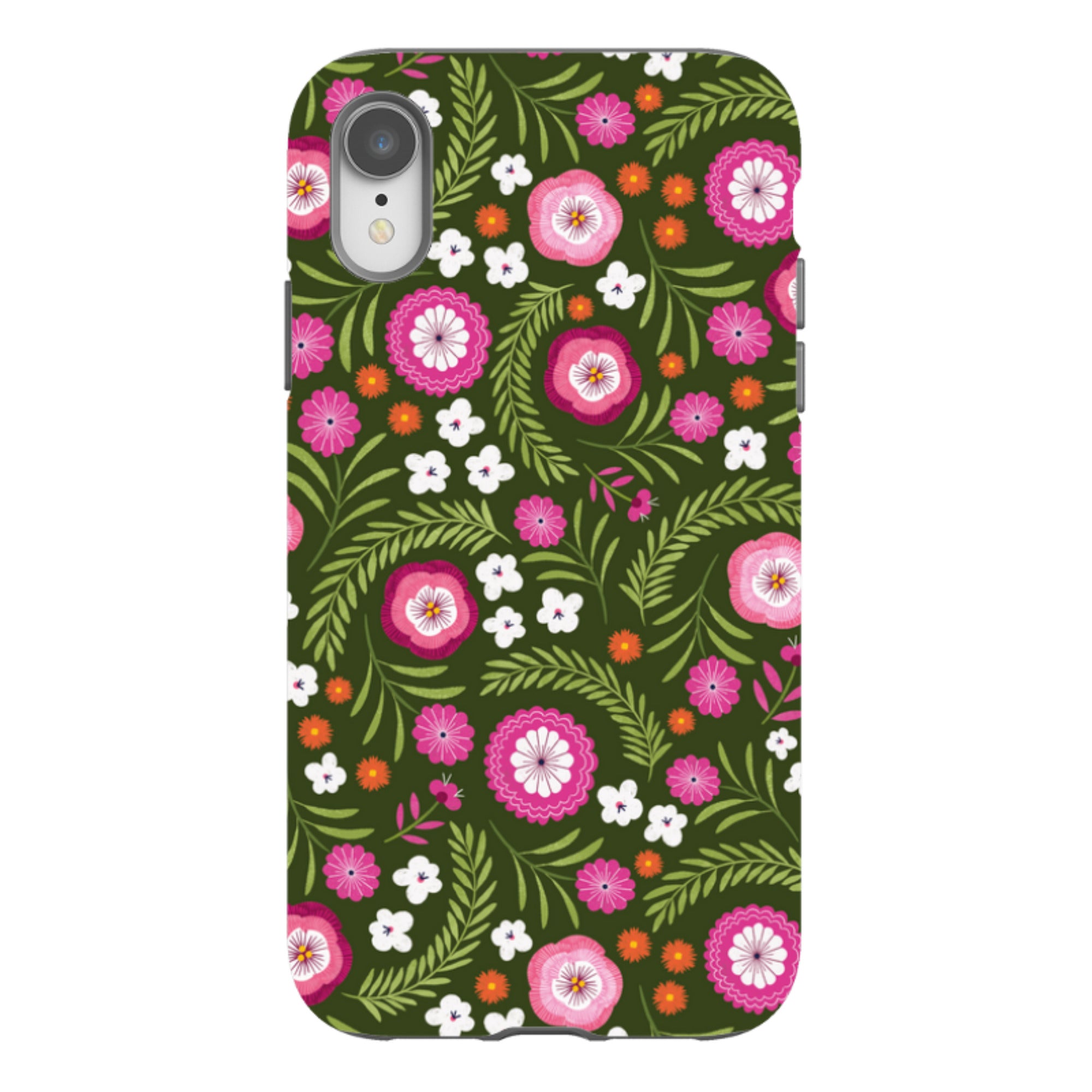 iPhone Tough Case - Posy Garden III By Ali Brookes