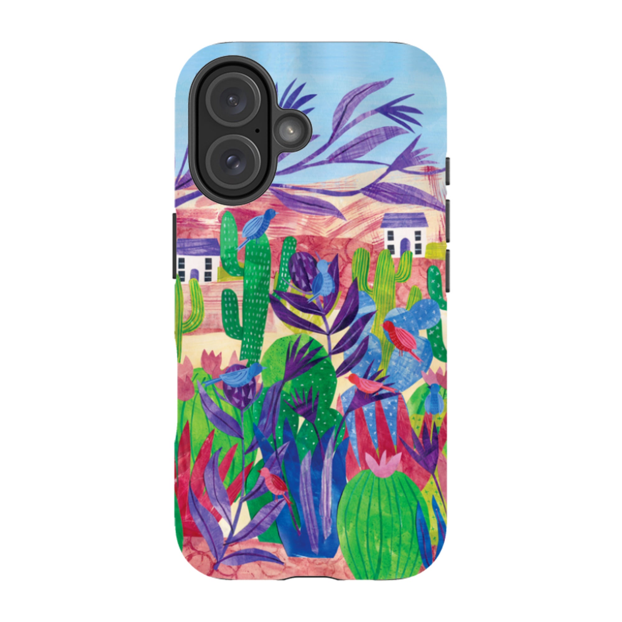 iPhone MagSafe Tough Case - Desert Cactus By Tracey English