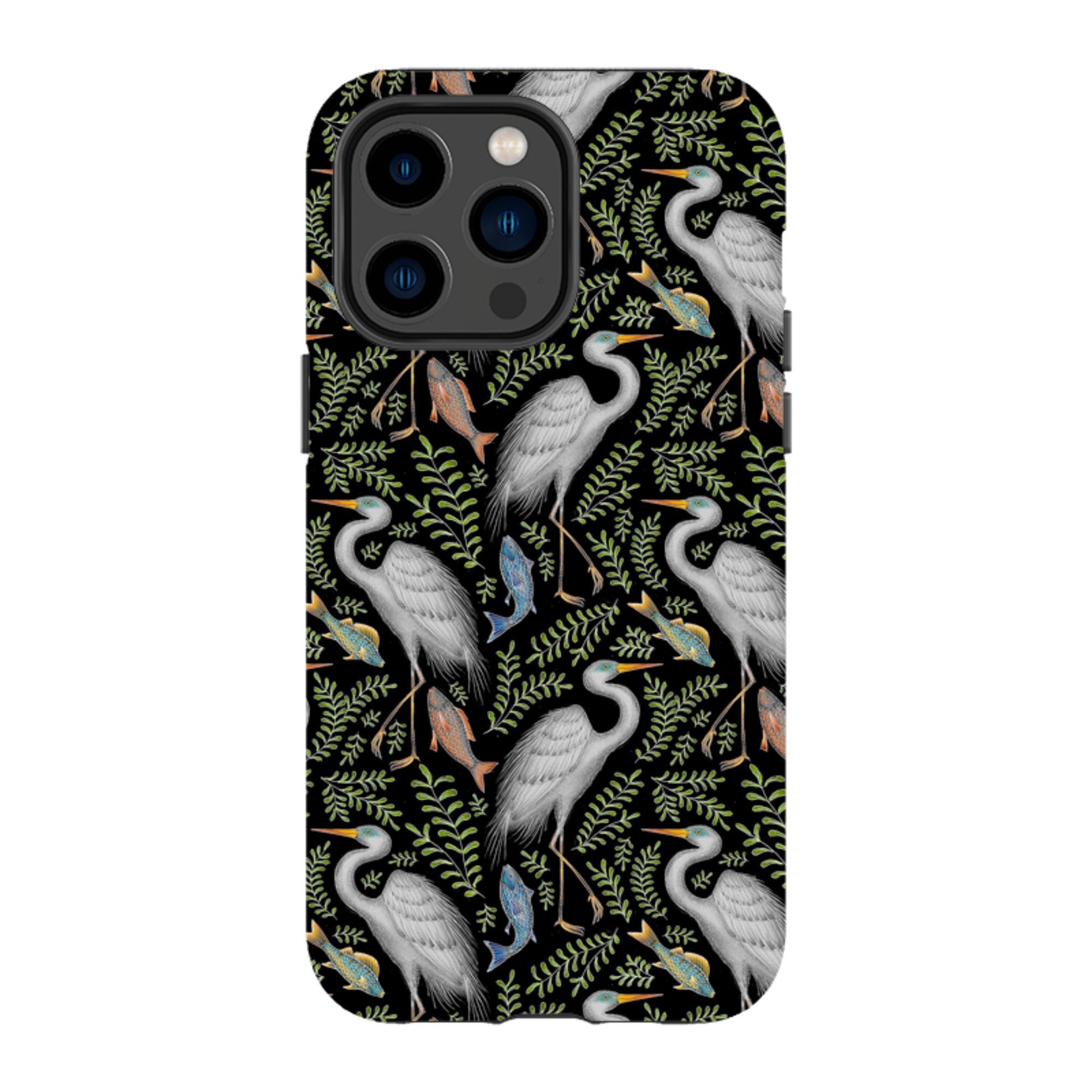 iPhone MagSafe Tough Case -  Egret Pattern By Catherine Rowe