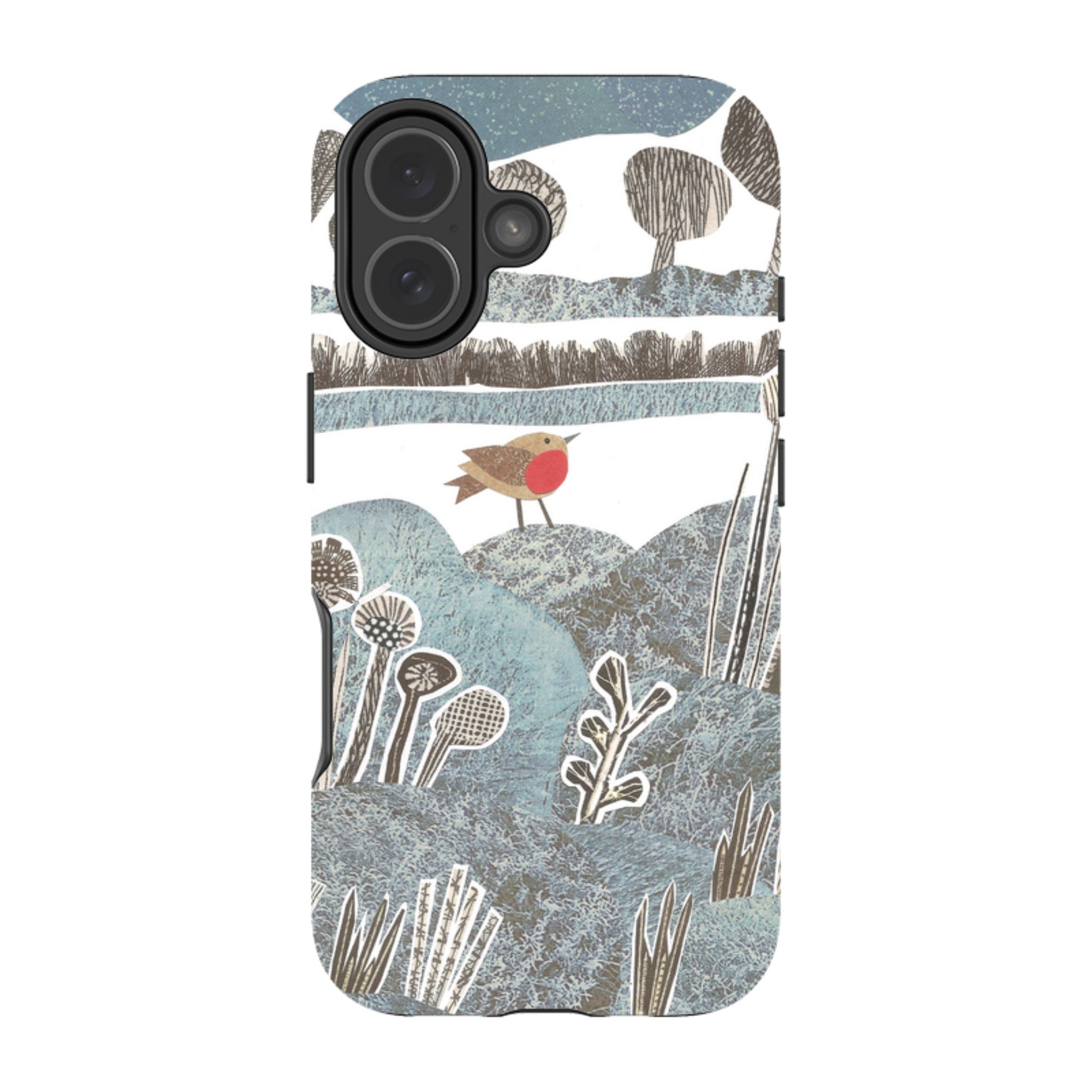 iPhone Tough Case - Frost Robin By Jane Robbins