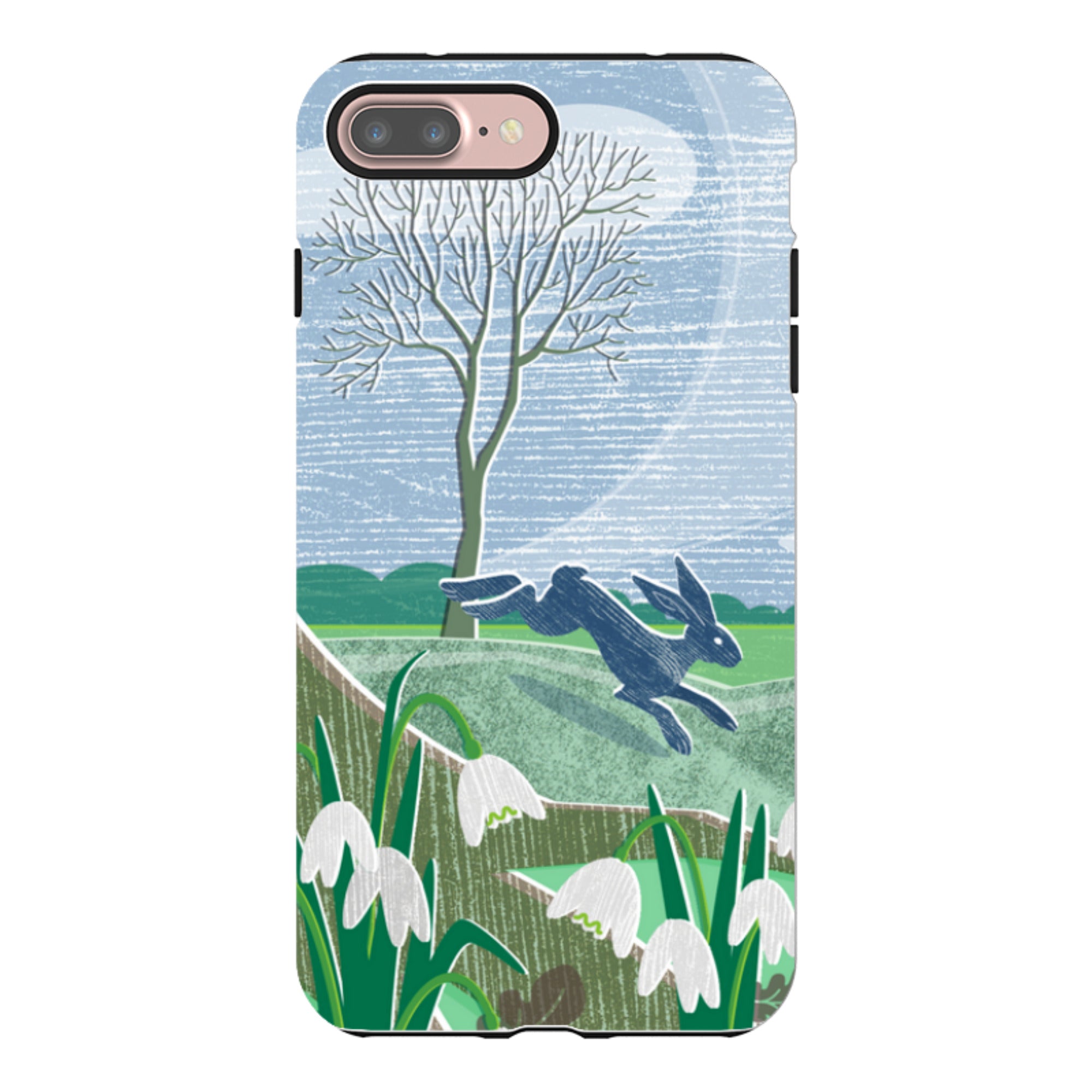 iPhone Tough Case - Snowdrops And Hare By Liane Payne