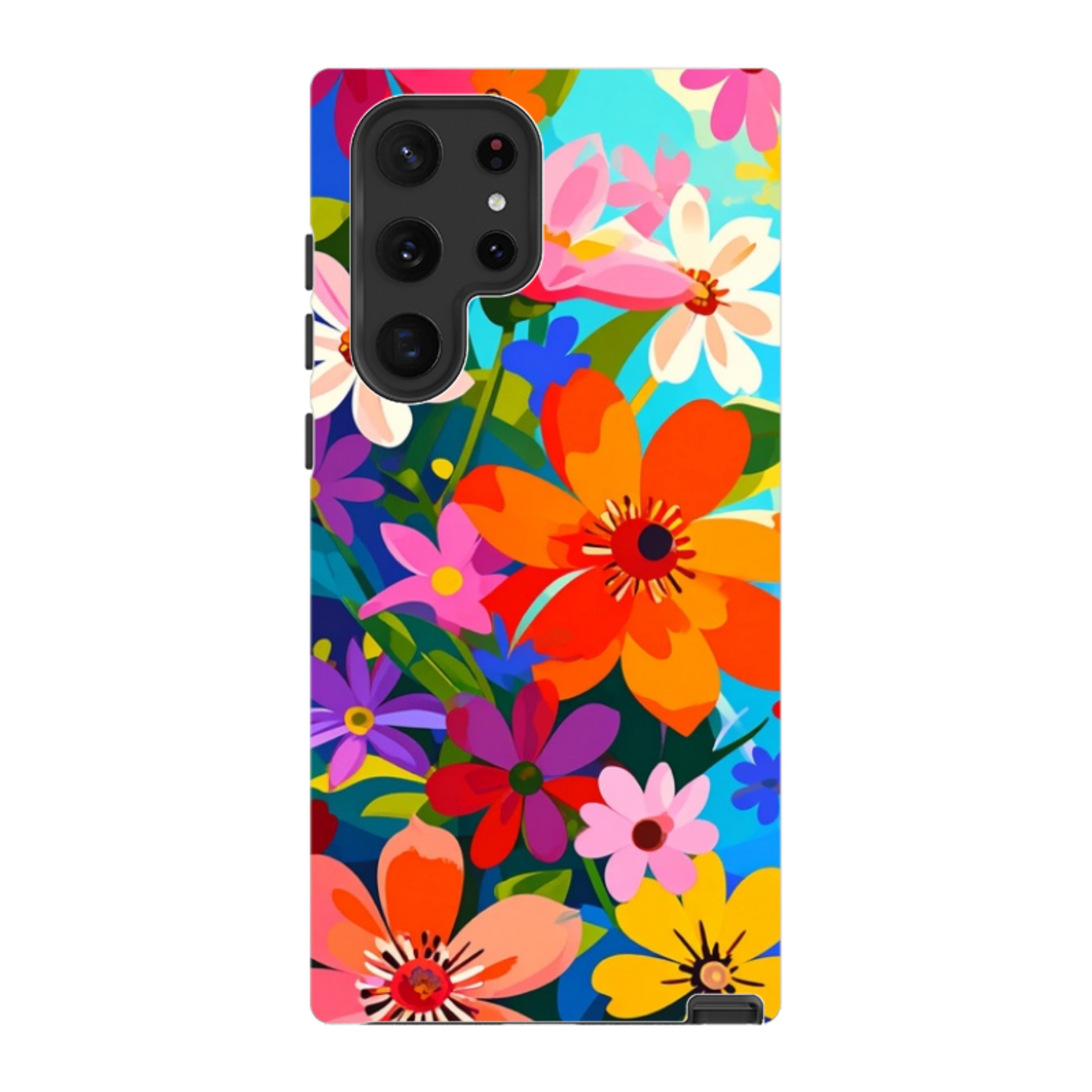 Samsung Tough Case - Rainbow Floral