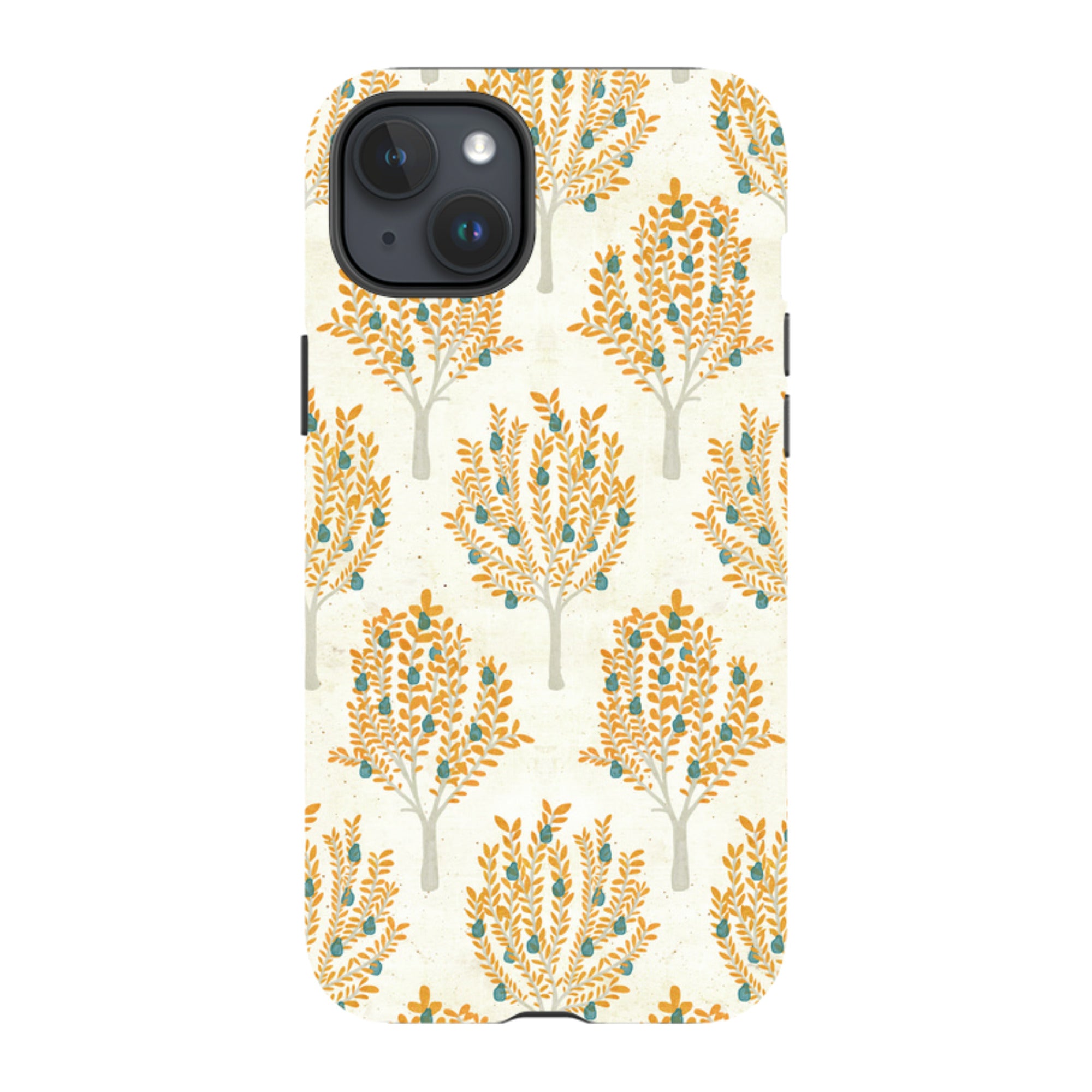 iPhone MagSafe Tough Case - Pear Trees Cream By Katherine Quinn