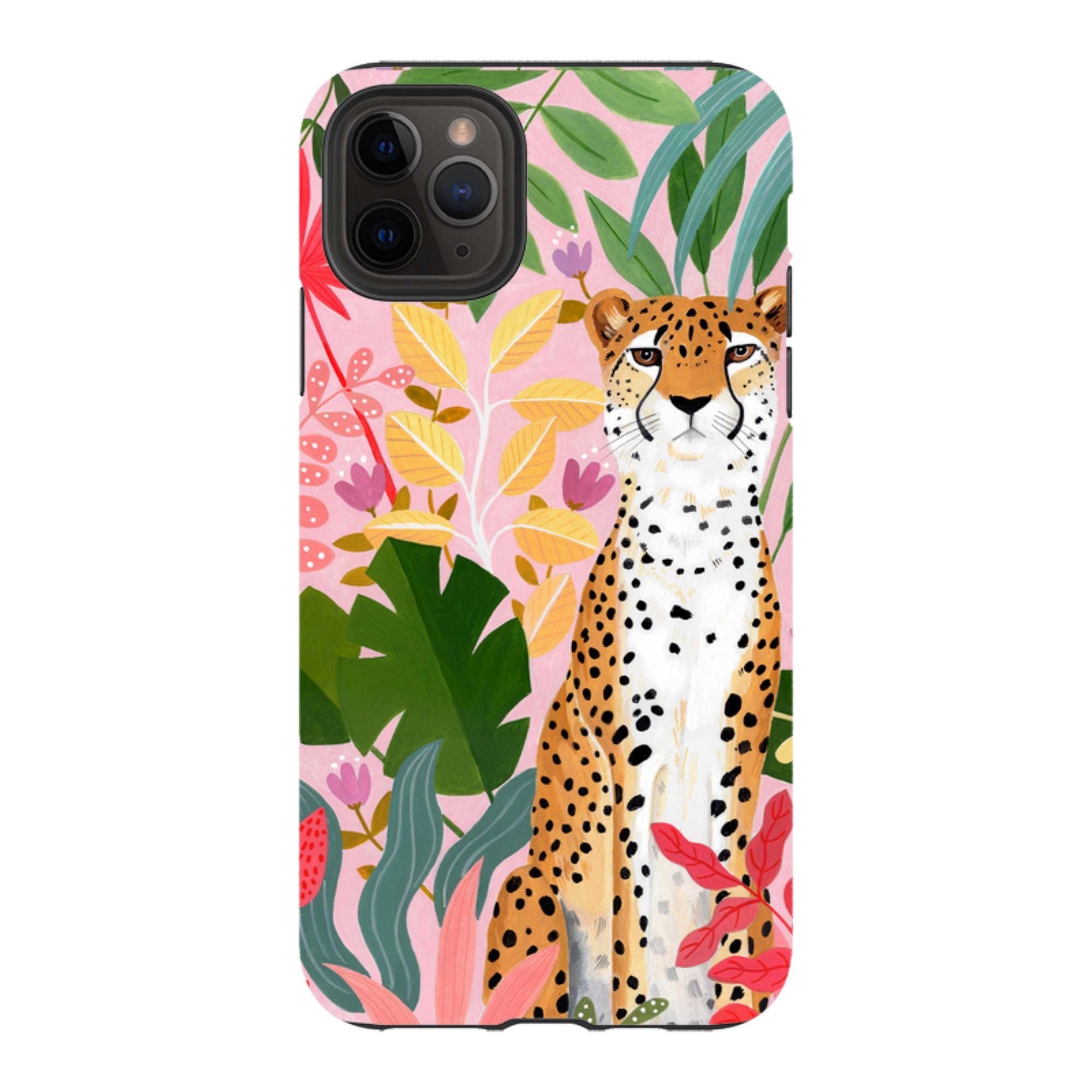 iPhone Tough Case - Cheetah Jungle By Bex Parkin