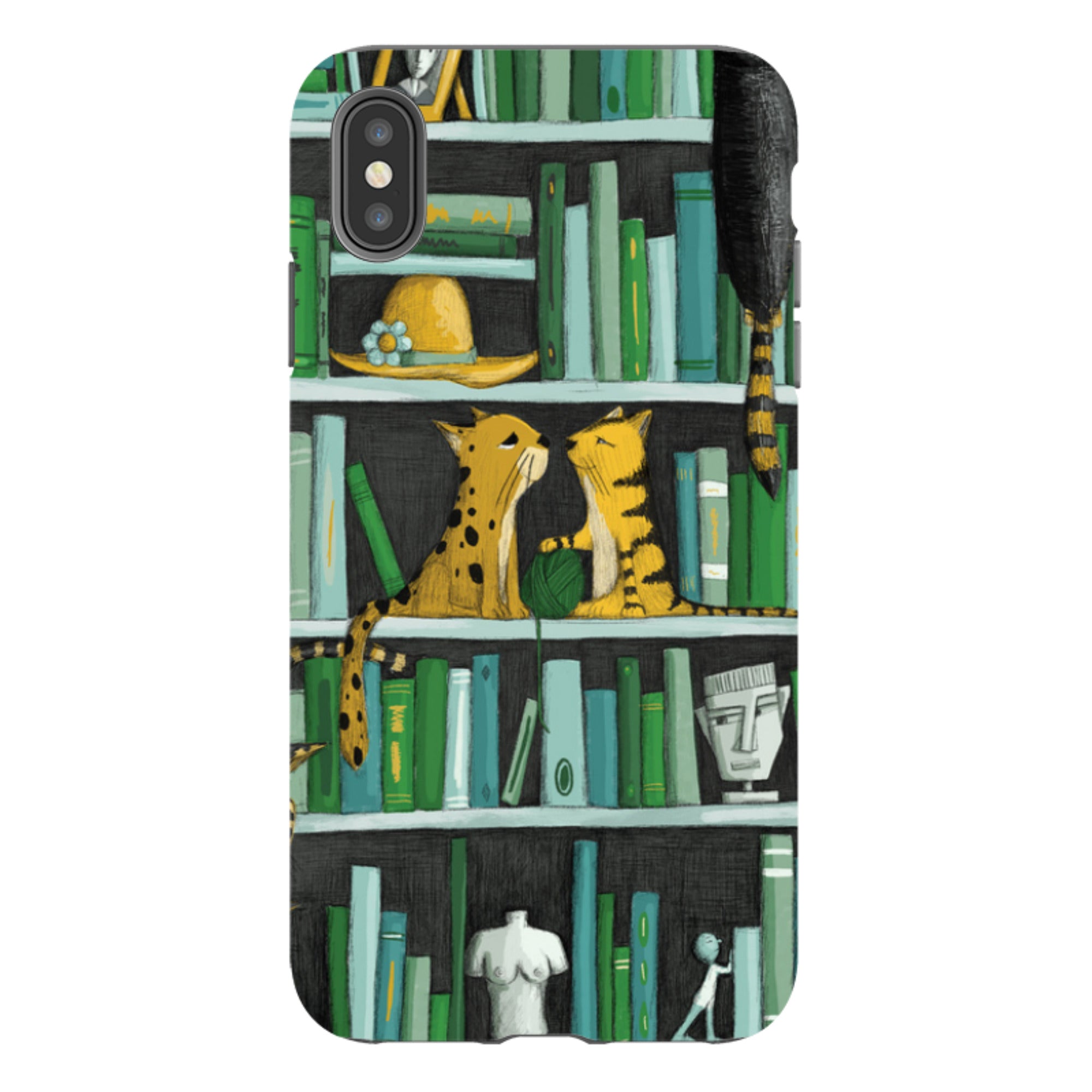 iPhone Tough Case - Library Friends By Maja Lindberg