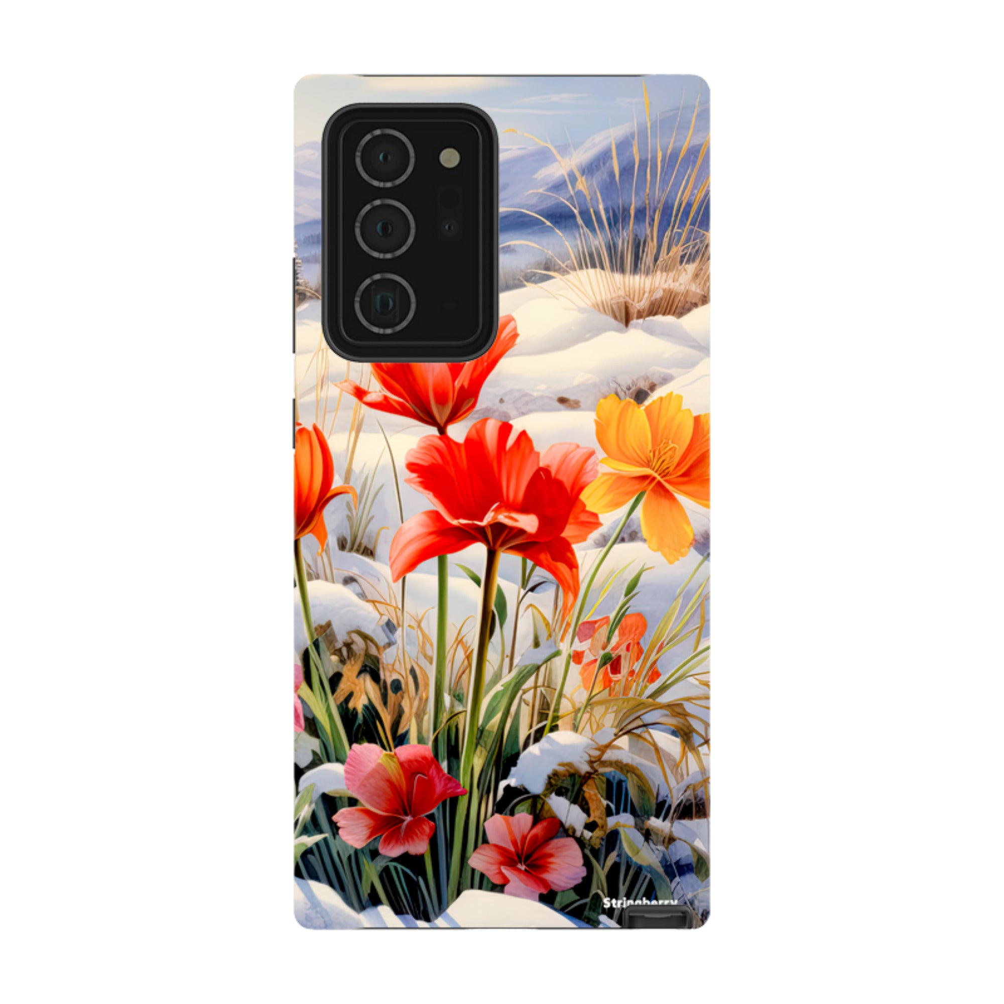 Samsung Tough Case - Winter Wild Flowers III