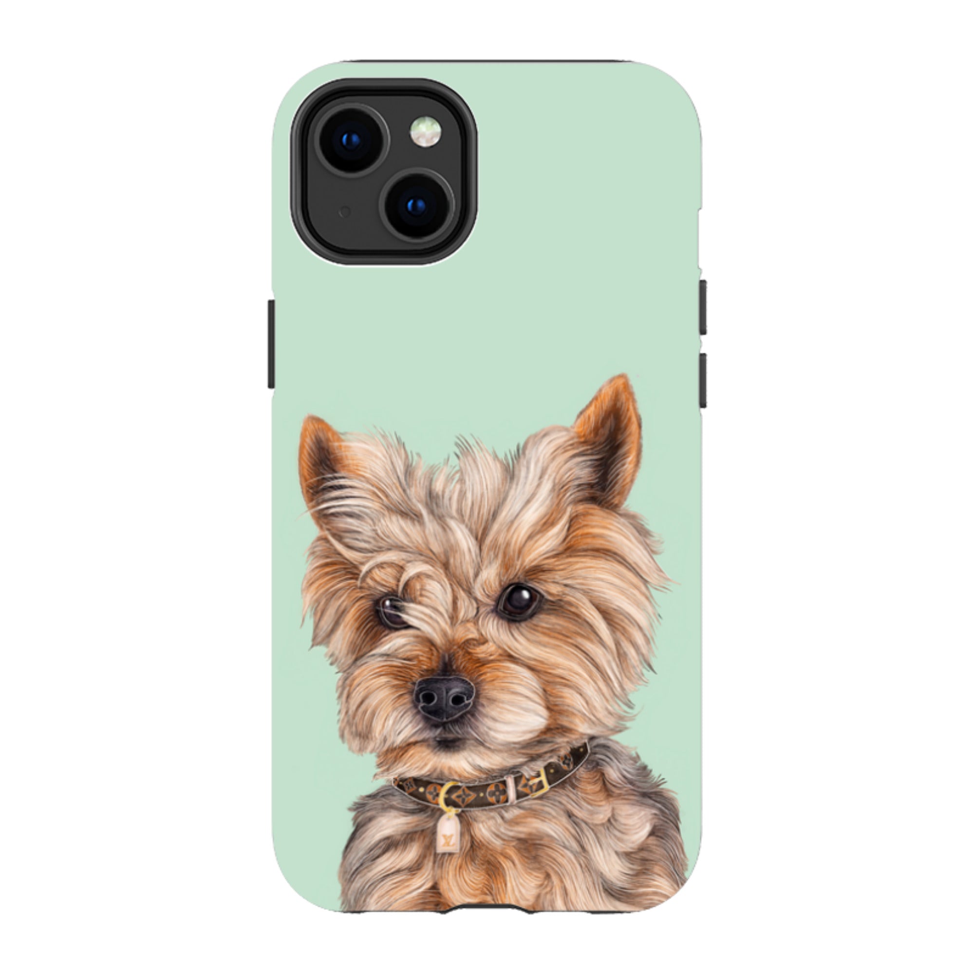 iPhone MagSafe Tough Case - Yorkie By Catherine Rowe