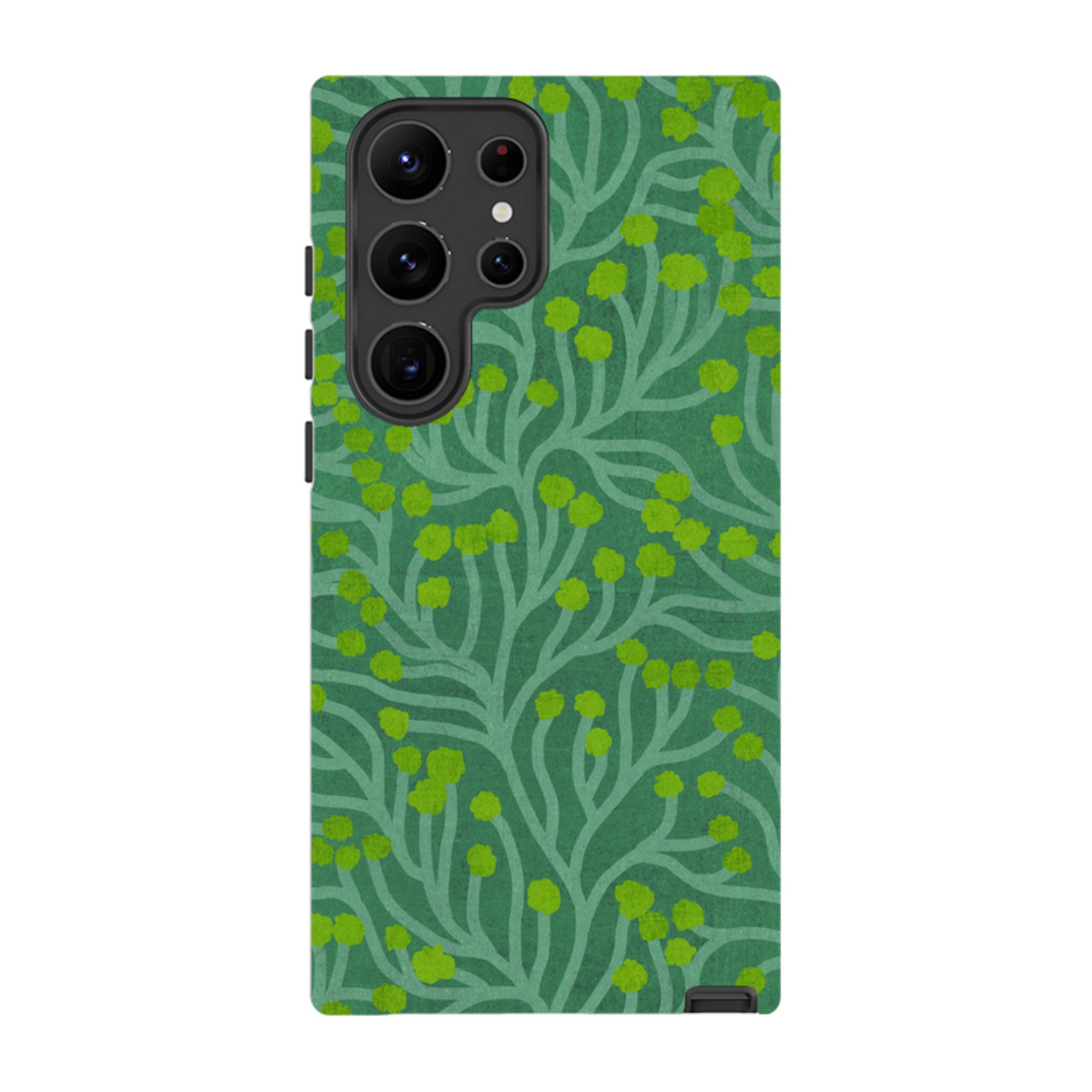 Samsung Tough Case - Vine Green And Teal By Katherine Quinn