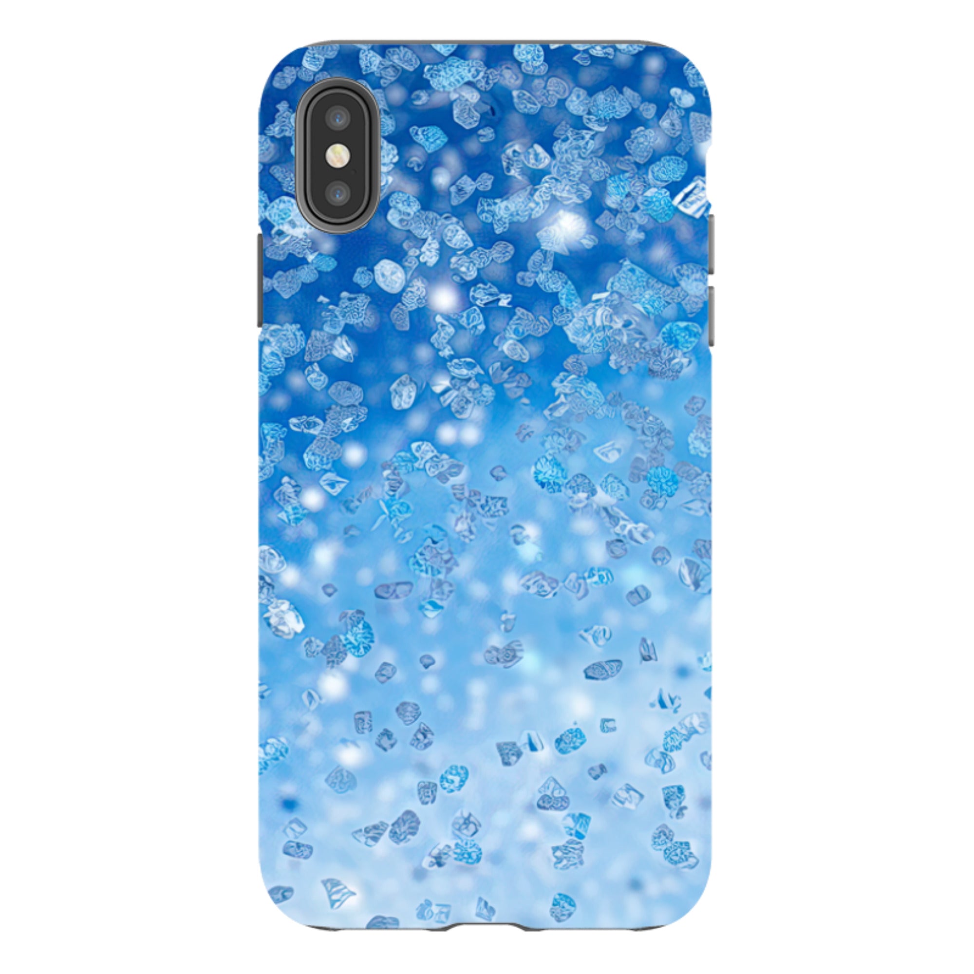 iPhone Case - Blue Glitter (case does not glitter)