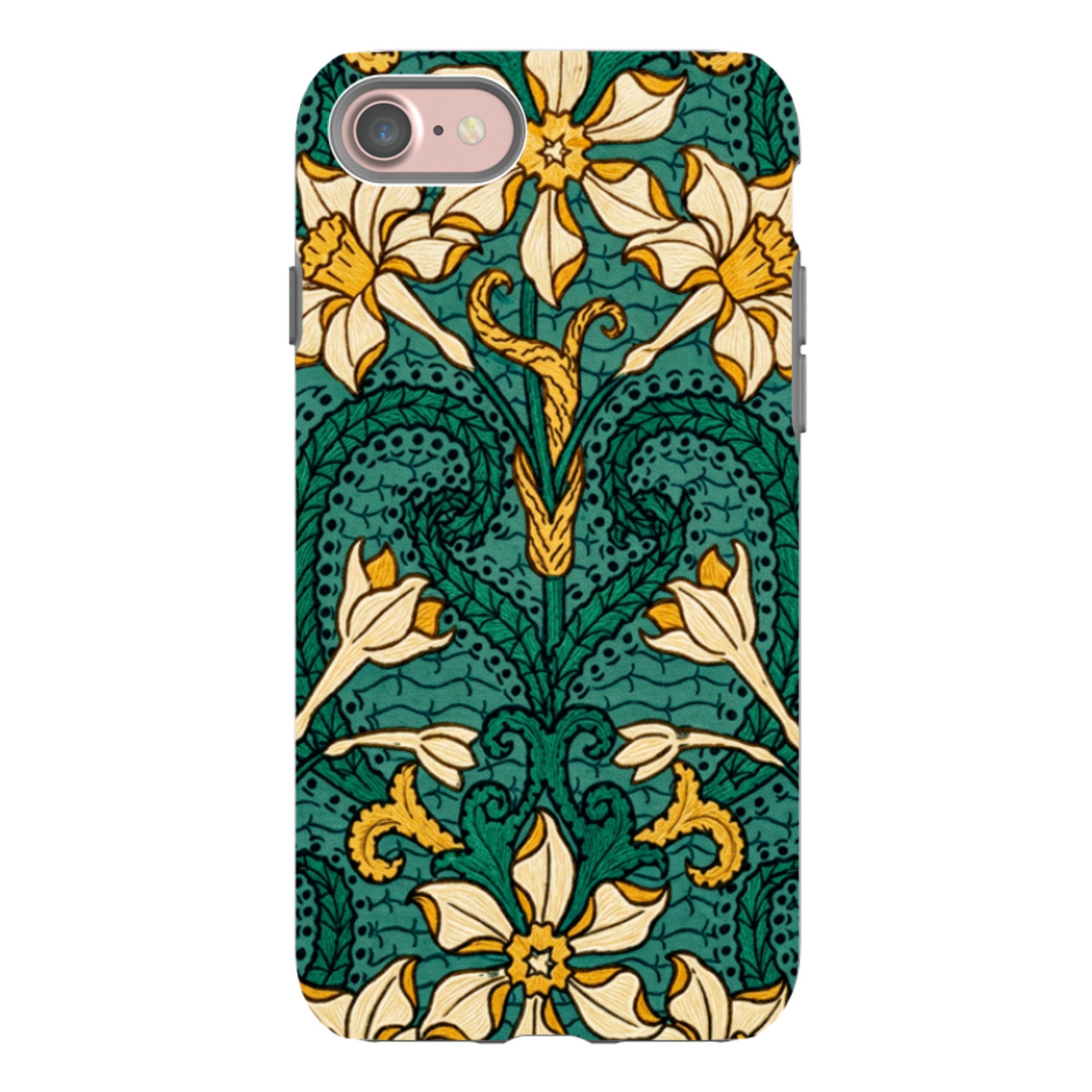 iPhone Tough Case - Nouveau Daffodil Floral
