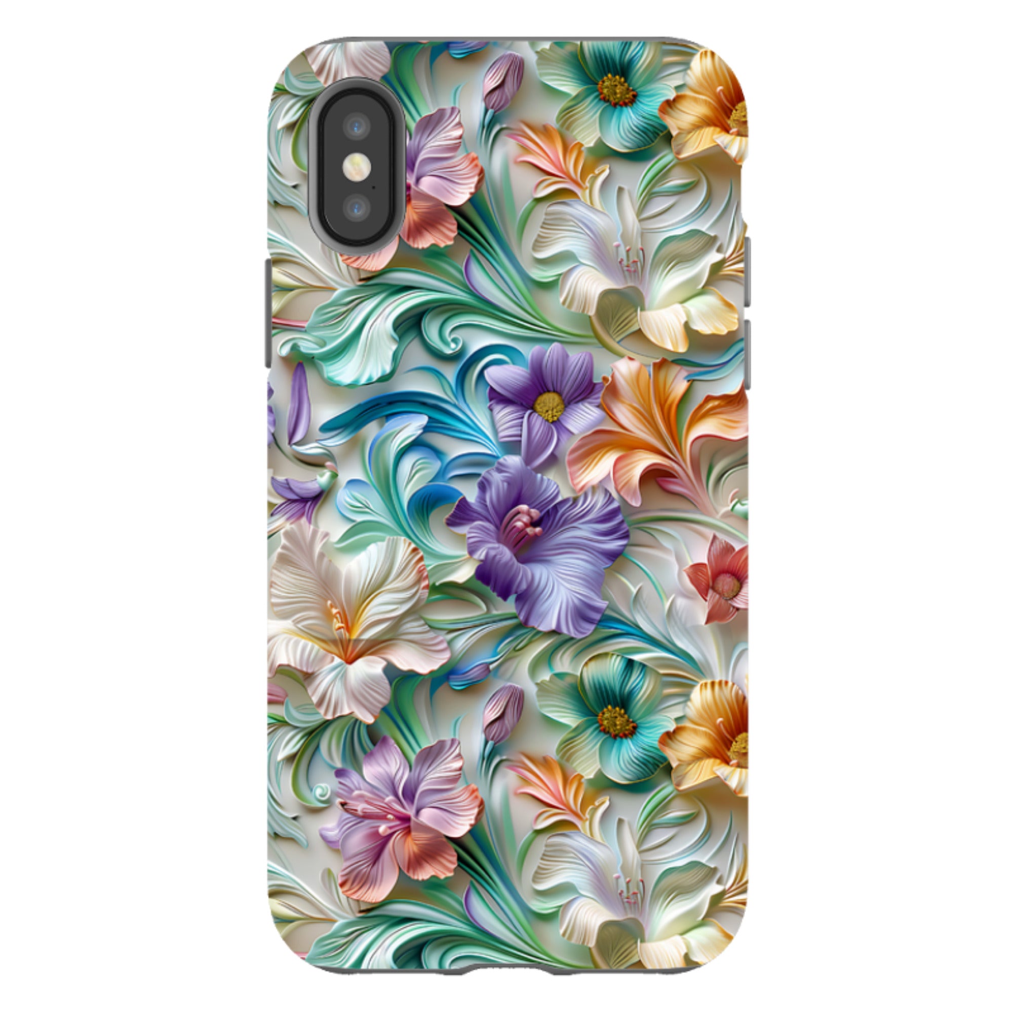 iPhone Tough Case -Neo Floral