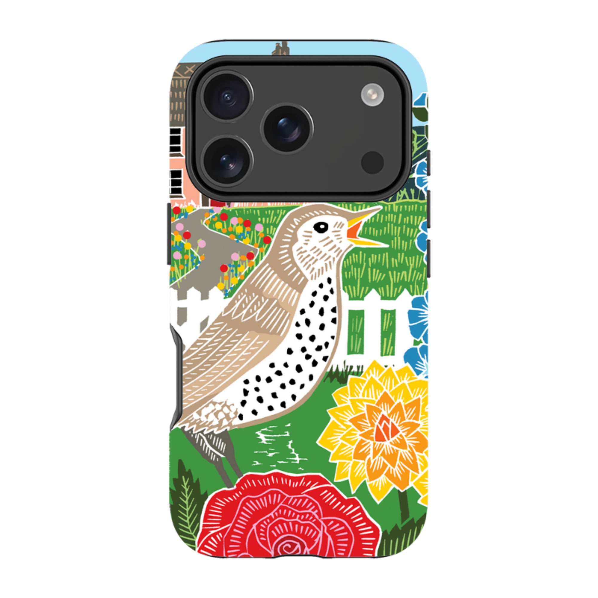 iPhone Tough Case - Cottage Garden By Kate Heiss