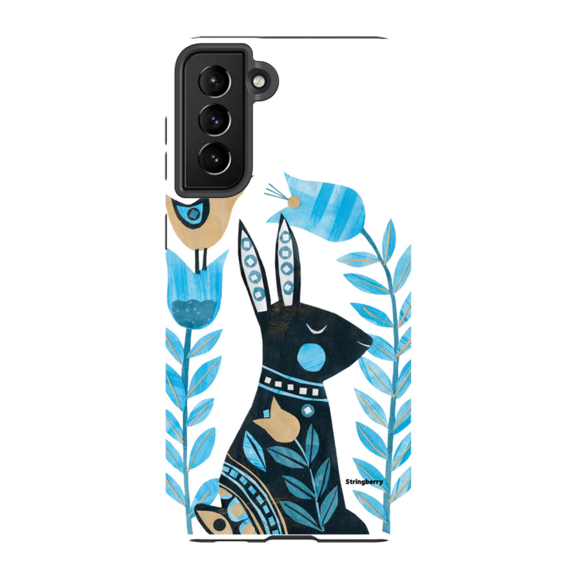 Samsung Tough Case - Folk Rabbit By Tracey English