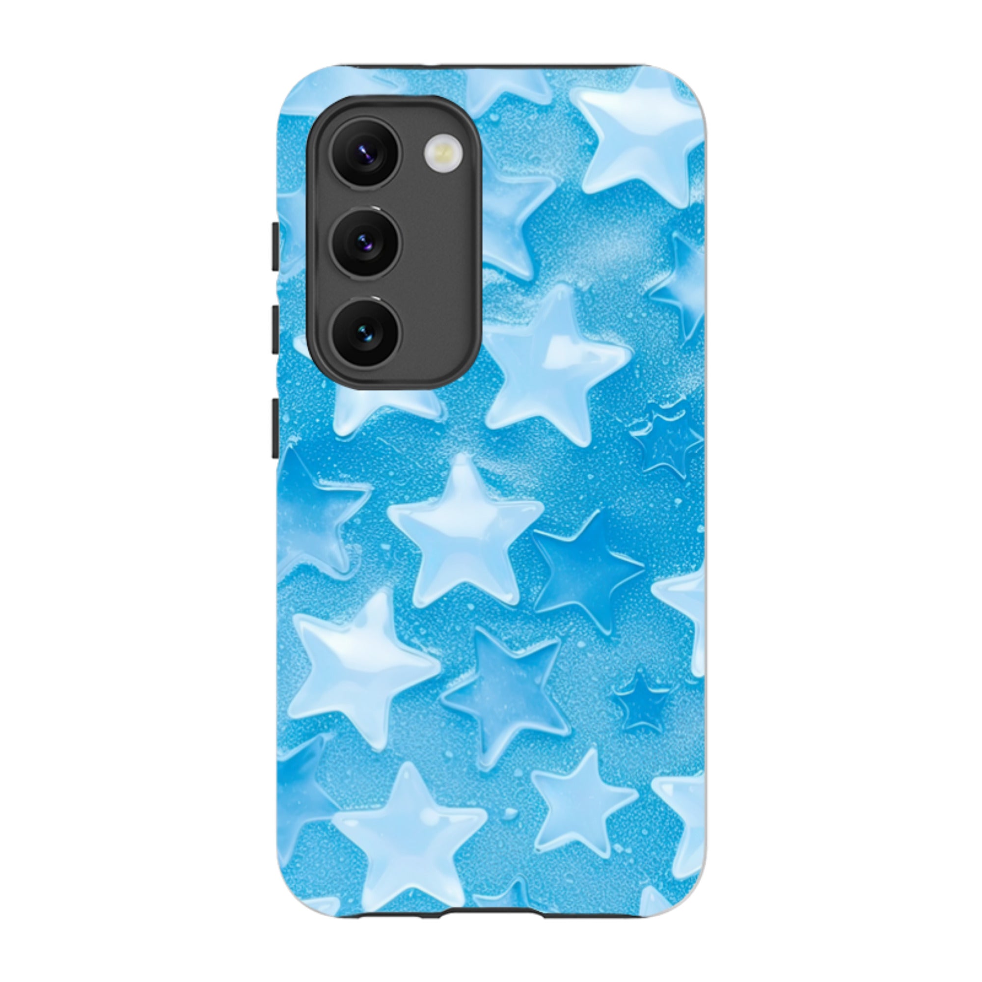 Samsung Tough Case - Blue Stars I  (Case Does Not Glitter)