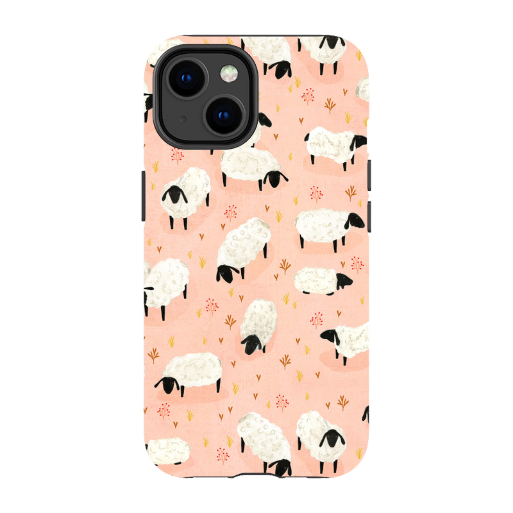 iPhone MagSafe Tough Case - Sheep Pink By Katherine Quinn