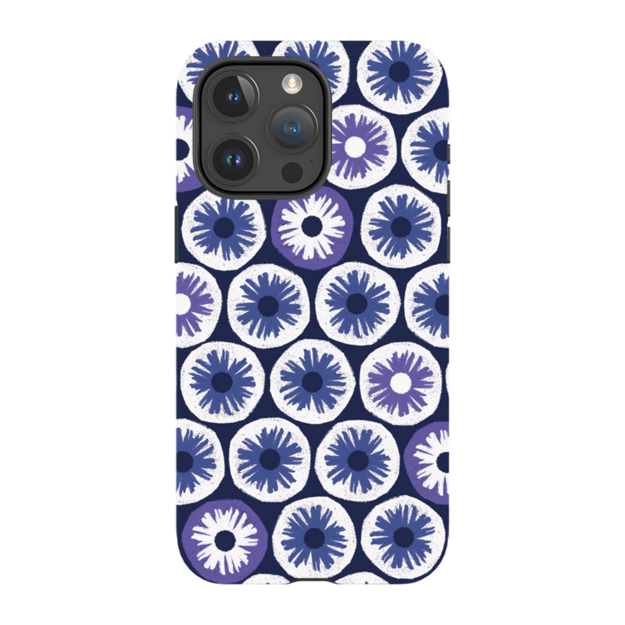 iPhone MagSafe Tough Case -  Penny Flowers Blue By Ali Brookes