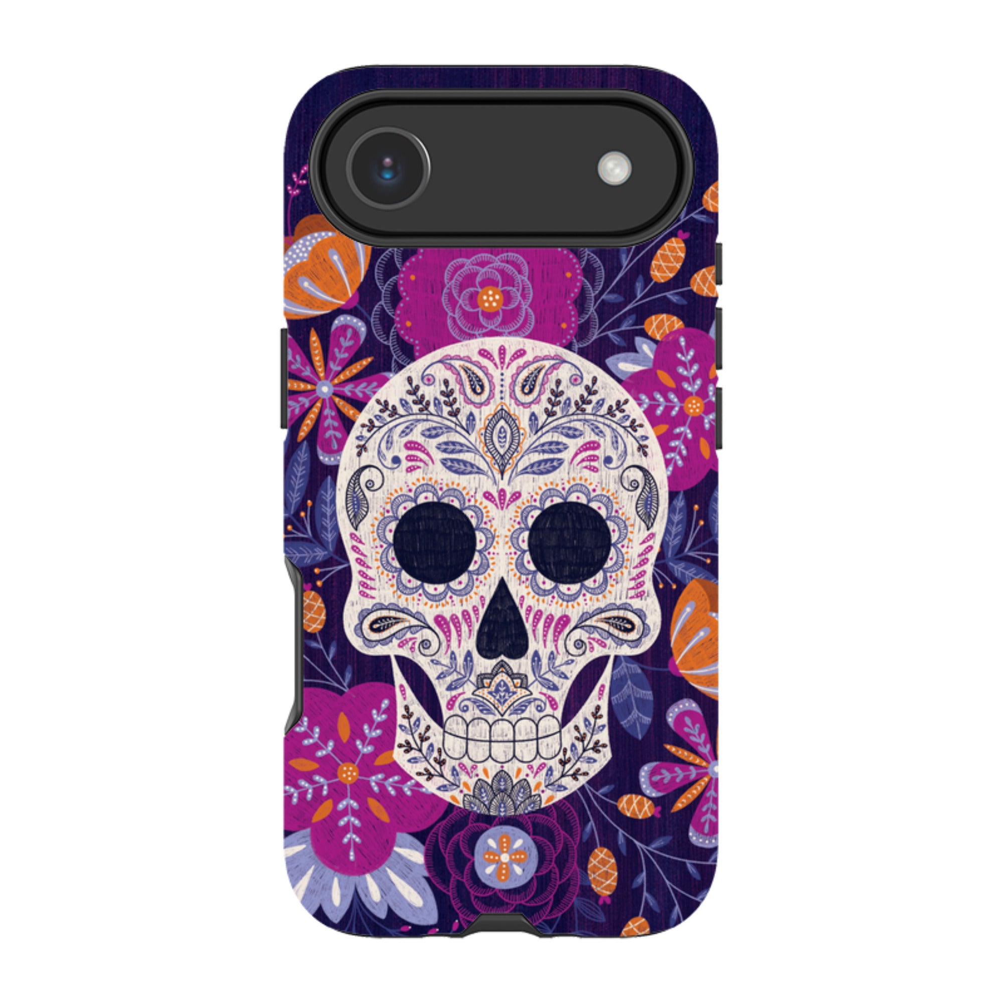 iPhone MagSafe Tough Case -  Sugar Skull By Jenny Zemanek