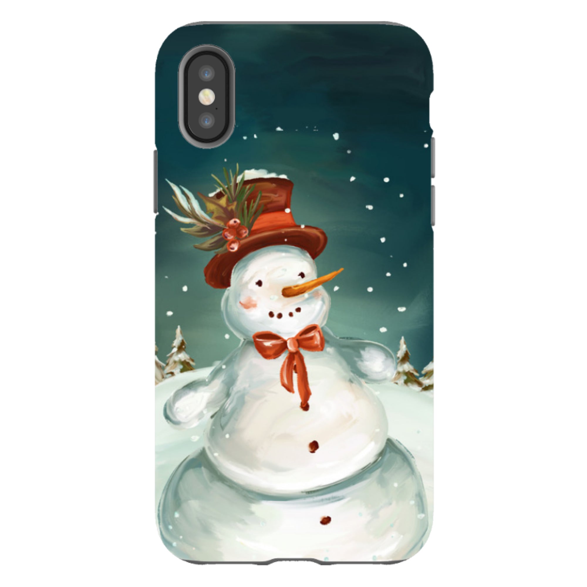 iPhone Tough Case - Snowman