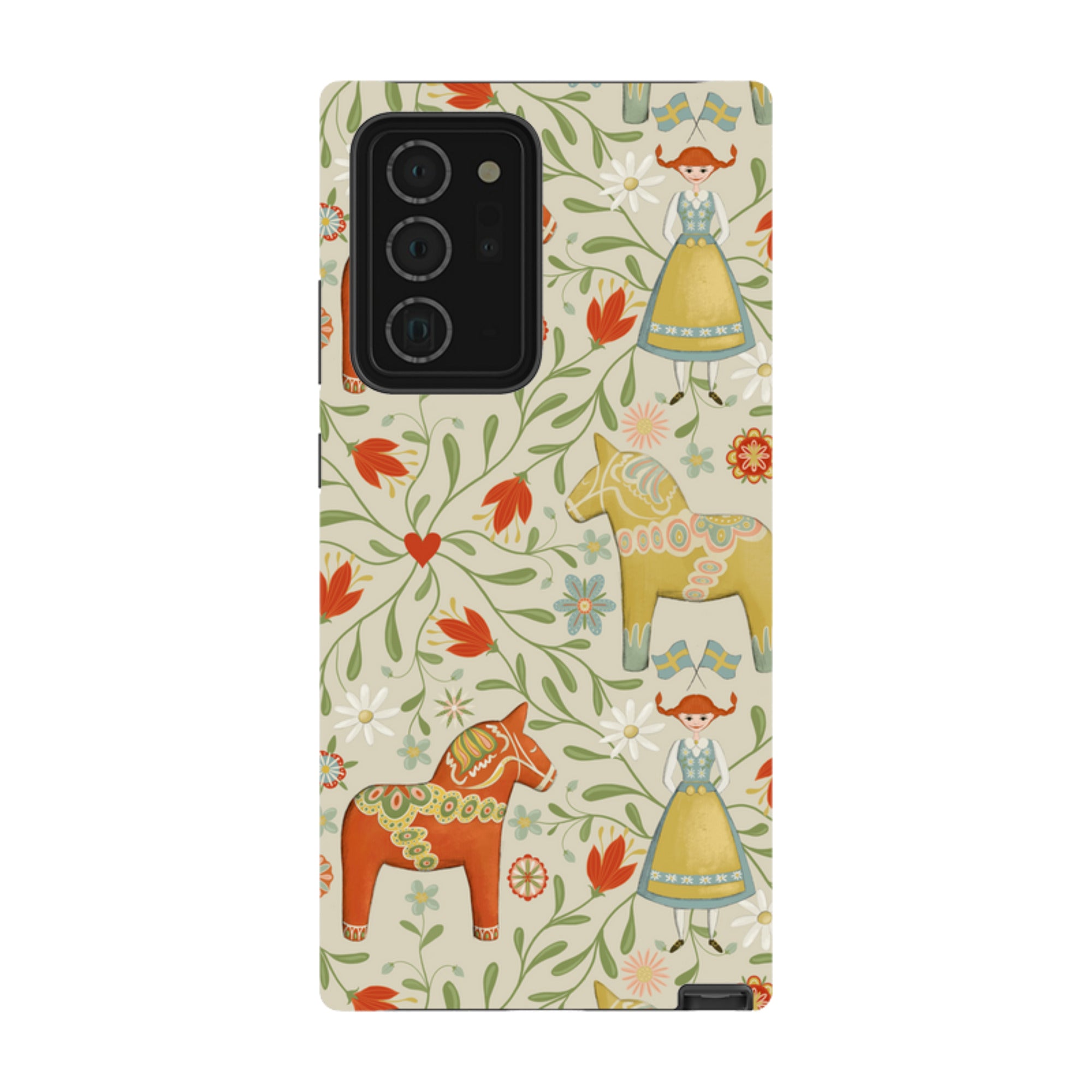 Samsung Tough  Case - Dala Horse By Maja Lindberg