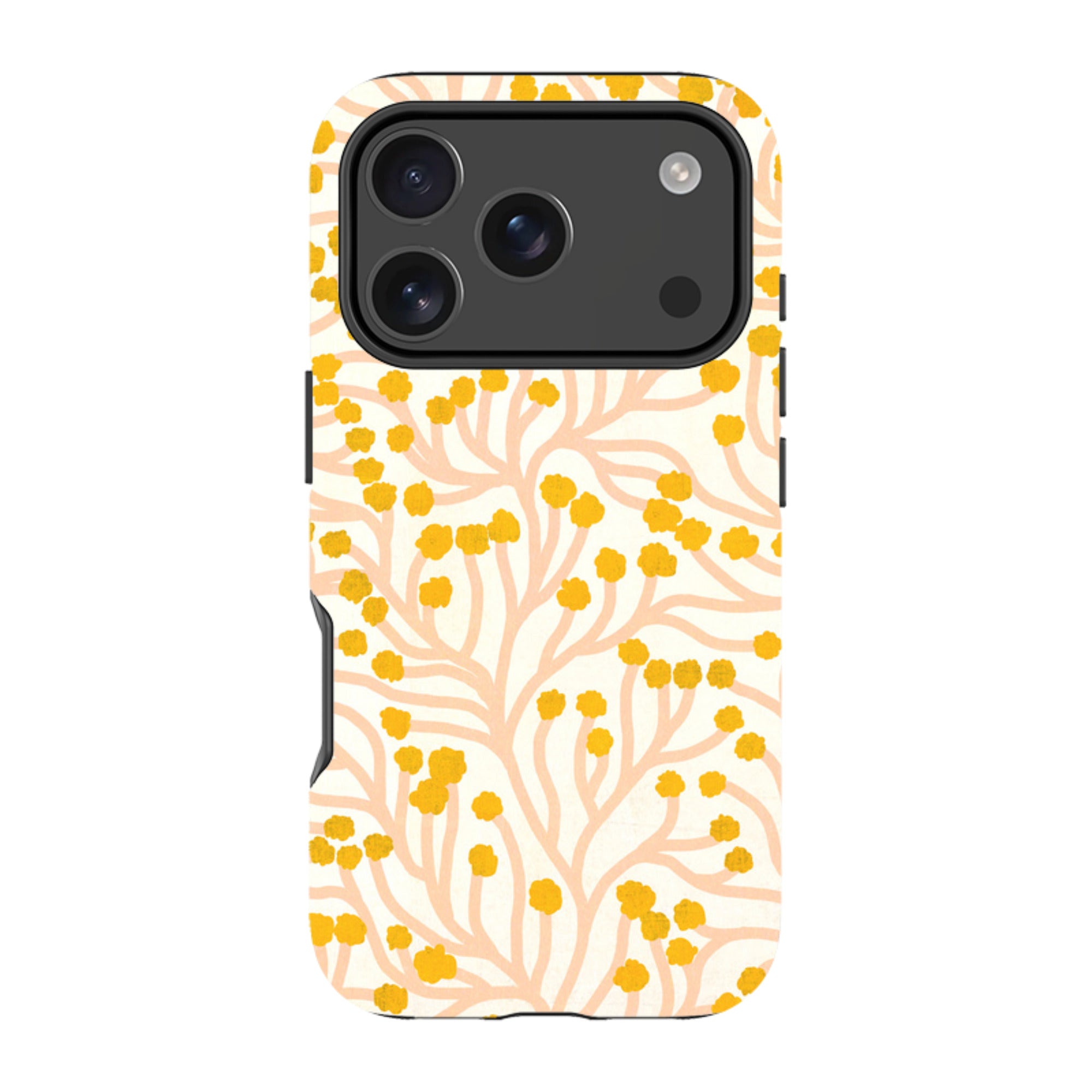 iPhone Tough Case - Vine Pink And Ochre By Katherine Quinn