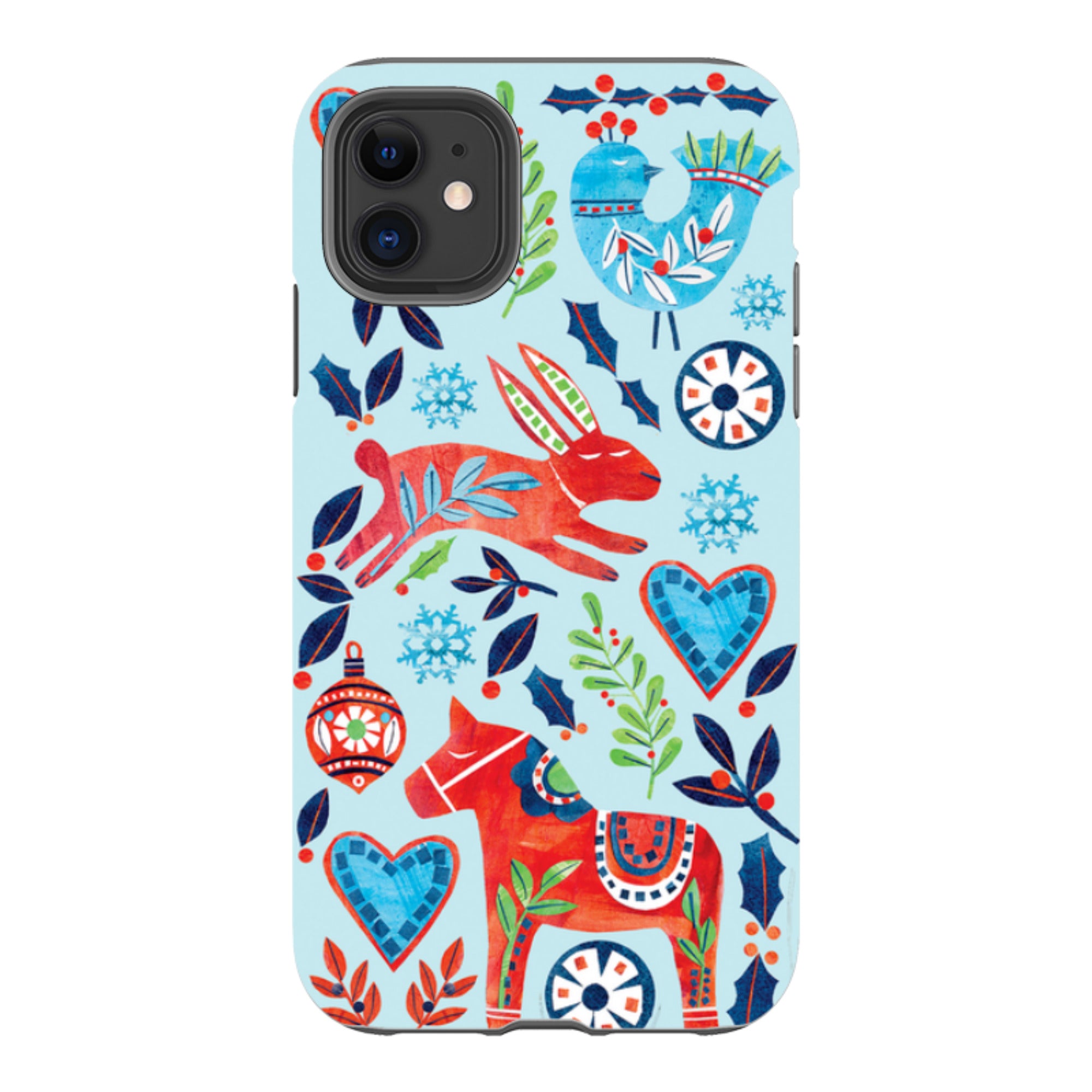 iPhone Tough Case - Scandi Holidays By Tracey English