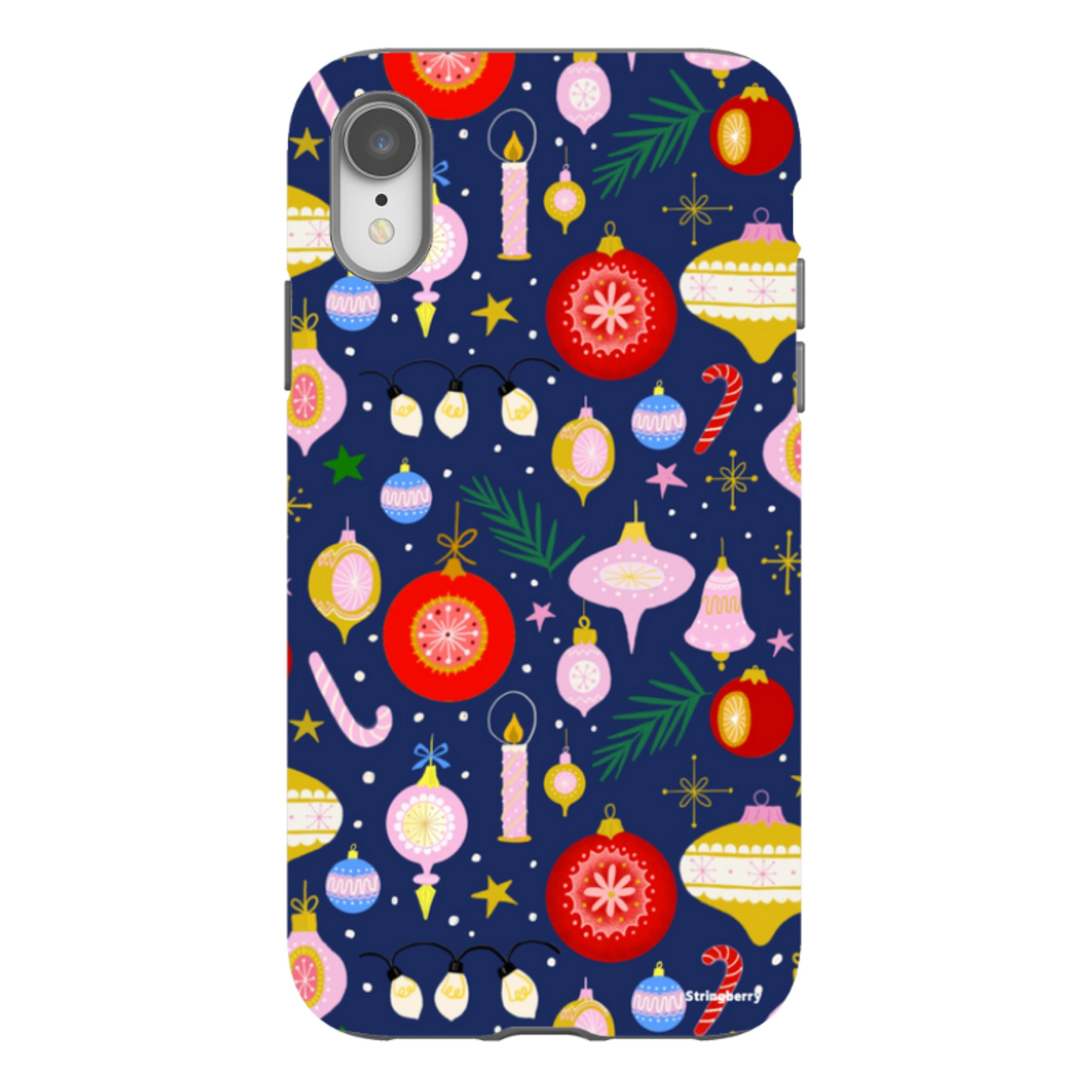 iPhone Tough Case - Xmas Pattern II By Bex Parkin
