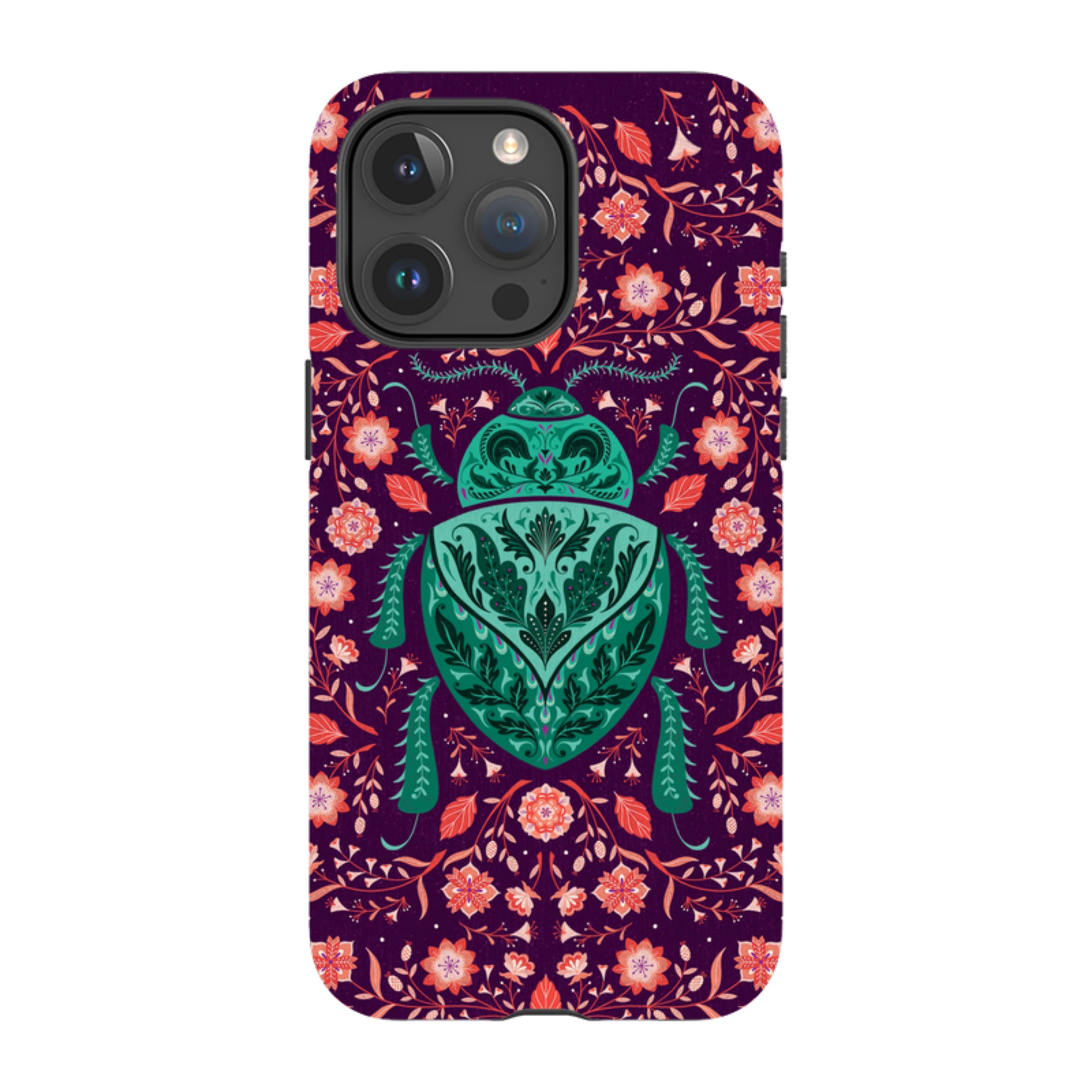 iPhone MagSafe Tough Case -  Beetle By Jenny Zemanek
