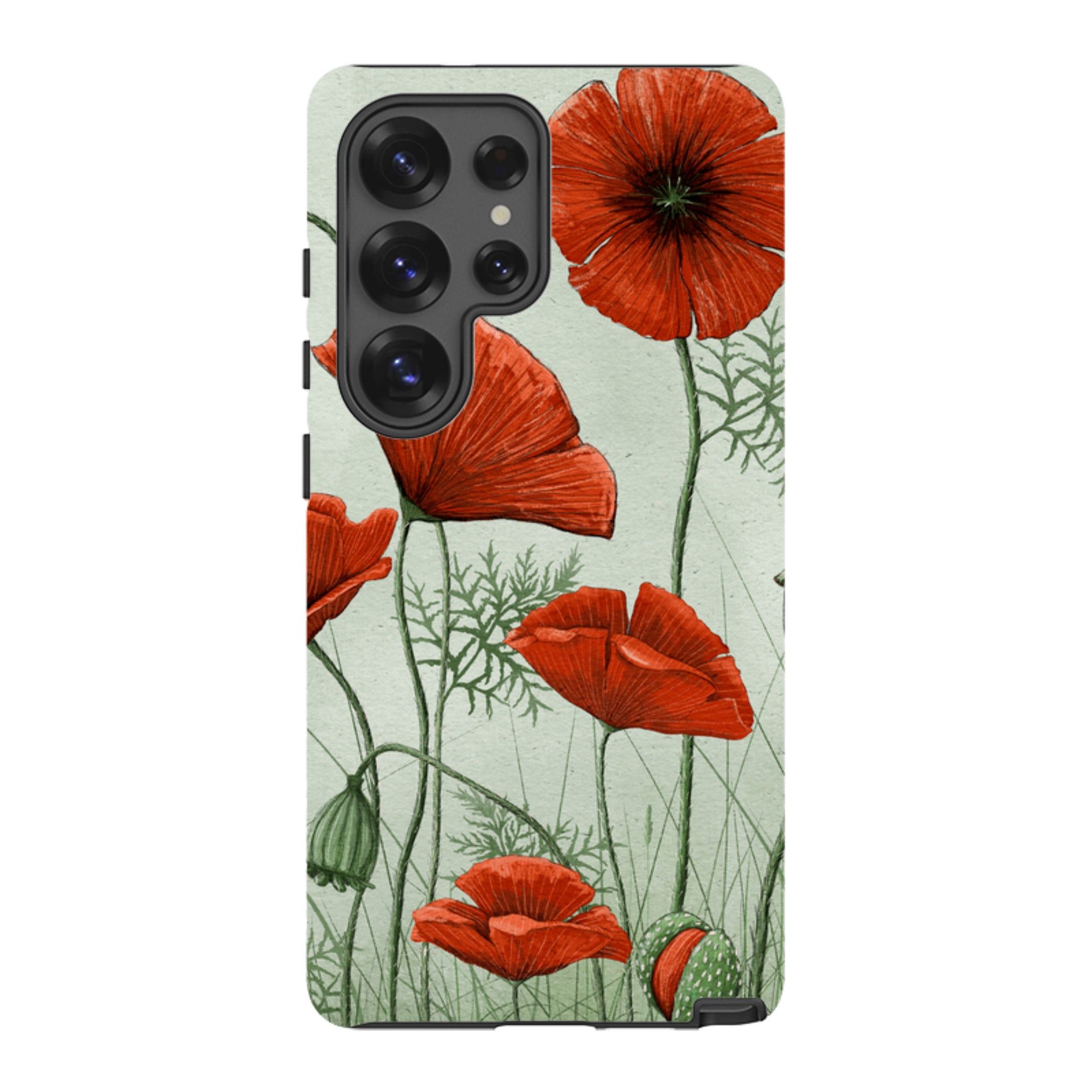 Samsung Tough  Case - Poppies By Maja Lindberg