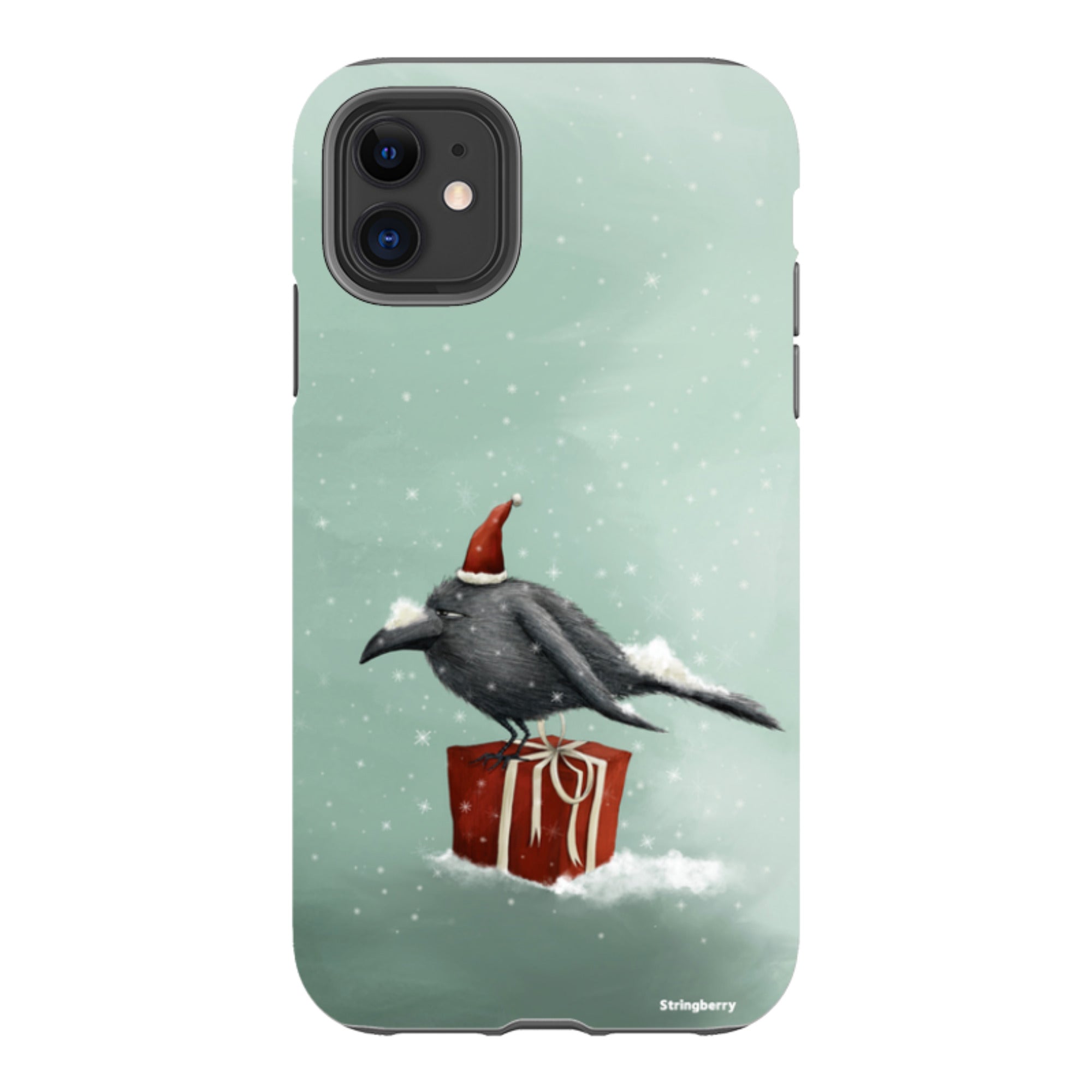 iPhone Tough Case - Santa Crow By Maja Lindberg