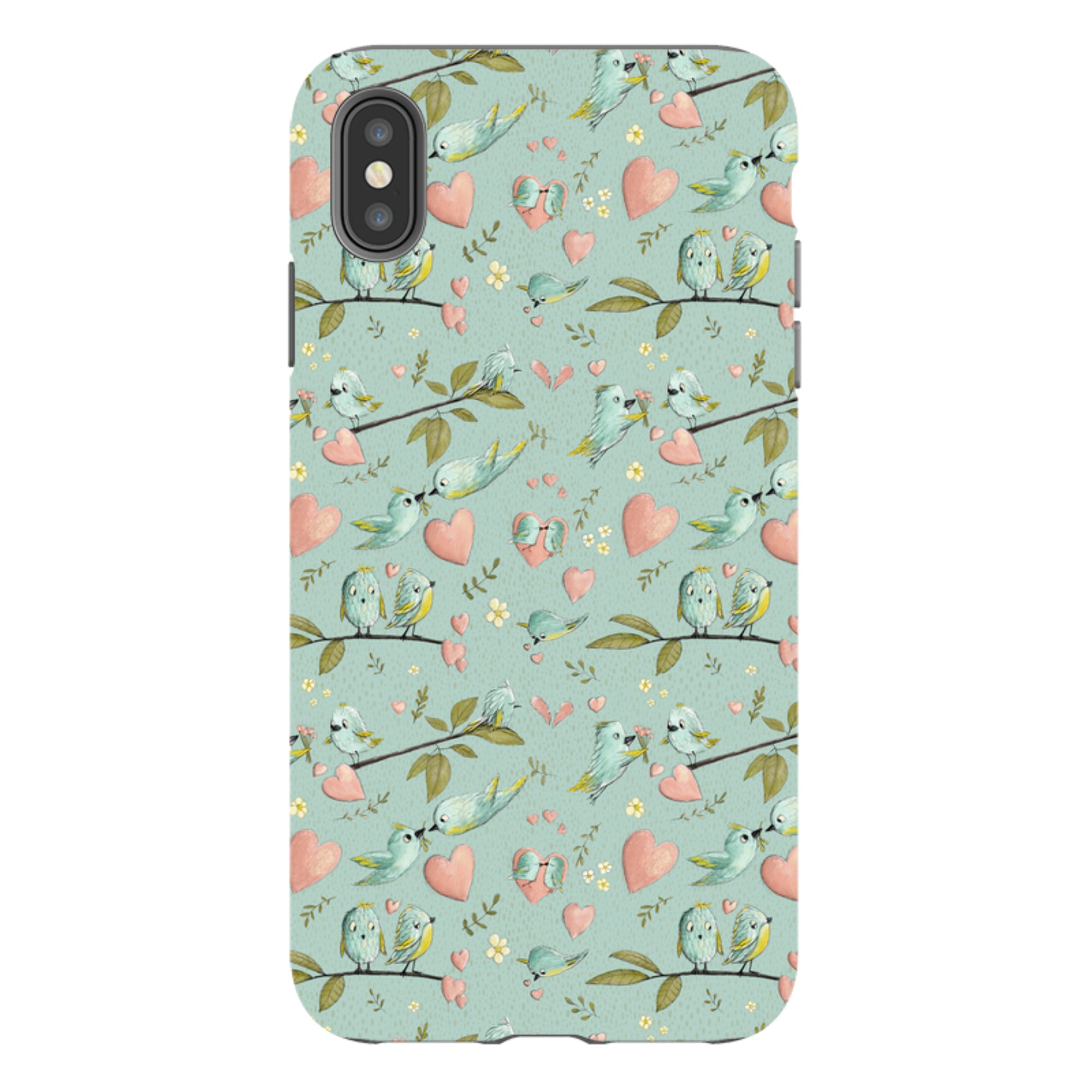 iPhone Tough Case - Love Is In The Air Pattern By Maja Lindberg