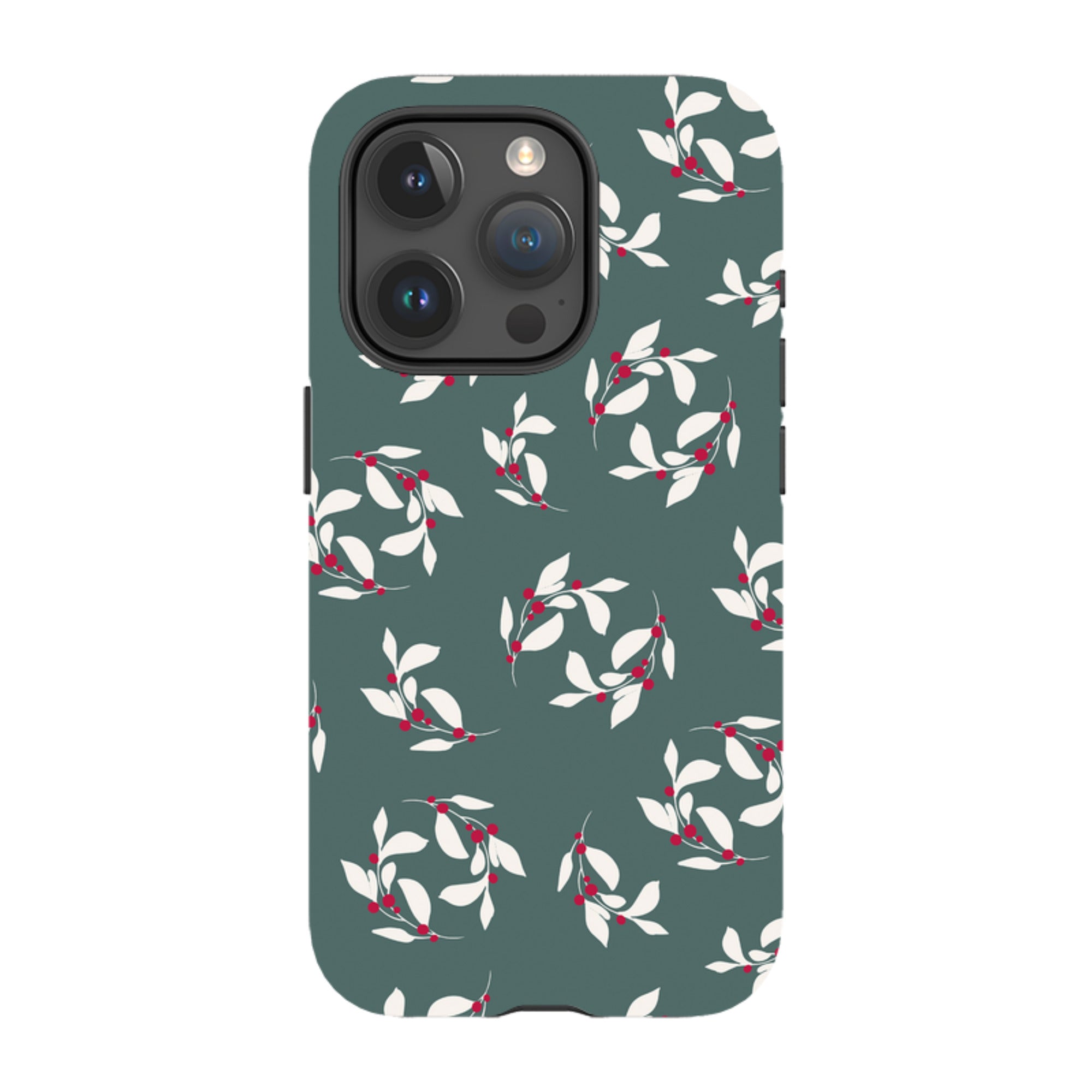 iPhone MagSafe Tough Case - Winter Floral