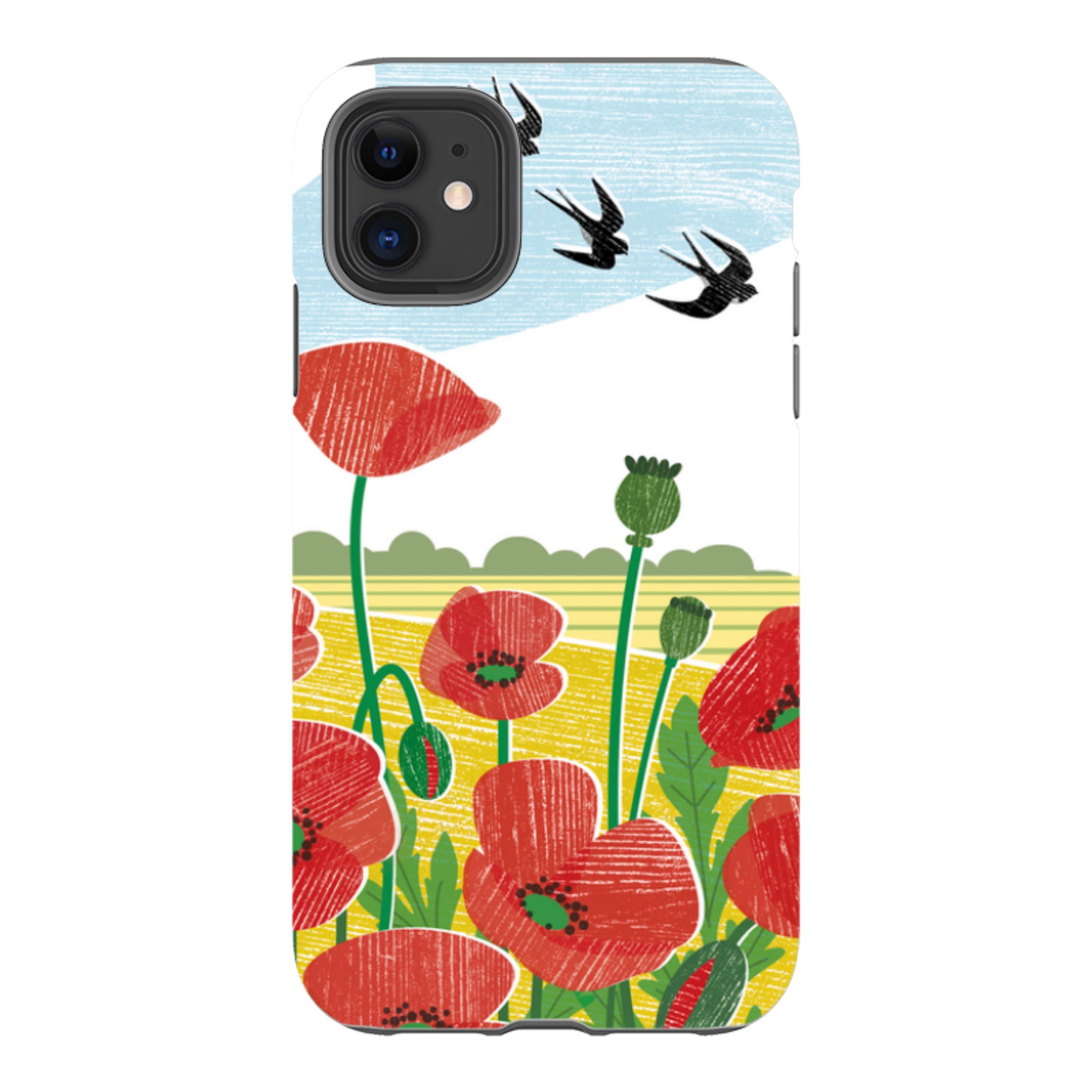 iPhone Tough Case - Poppy Fields By Liane Payne