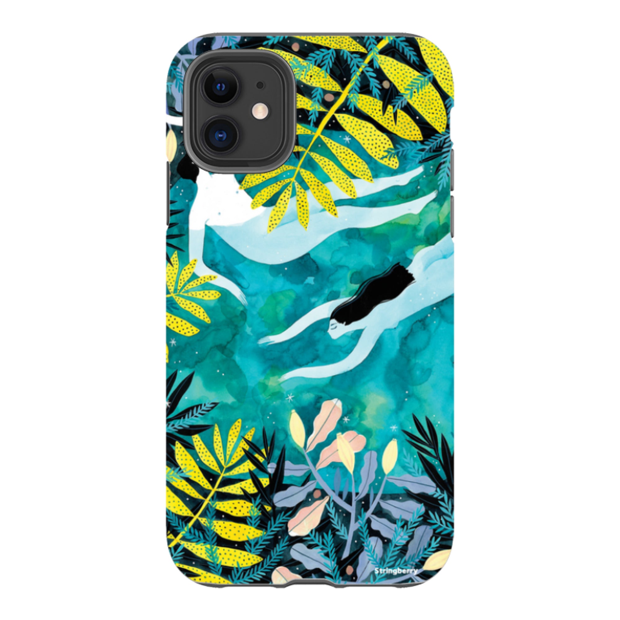 iPhone Tough Case - Night Swimming By Madalina Andronic