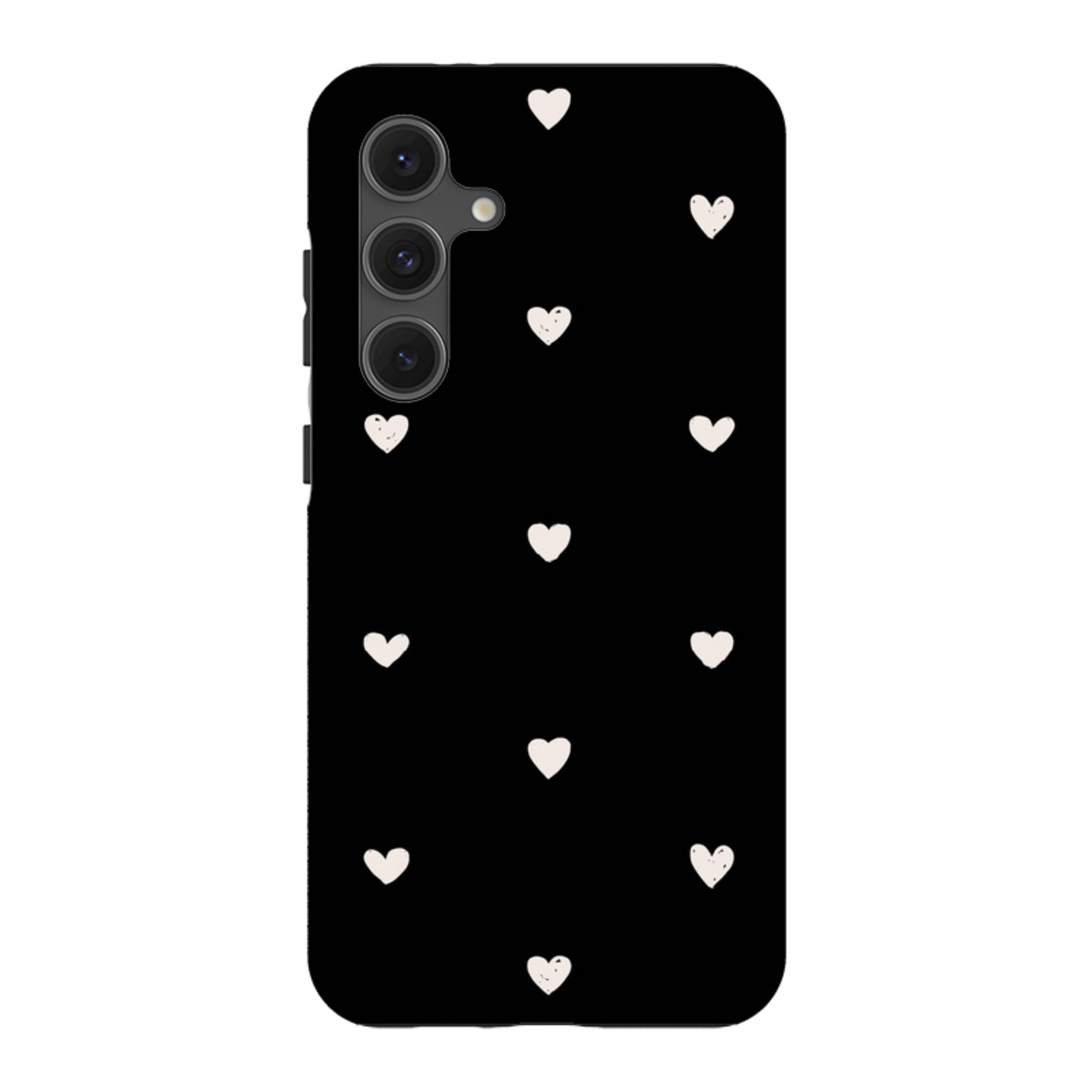 Samsung Tough Case - Hearts Black