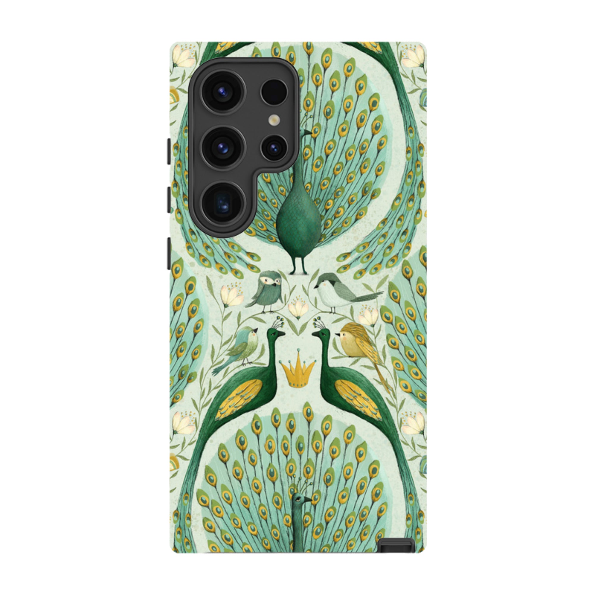 Samsung Tough Case - Peacock Pattern By Maja Lindberg