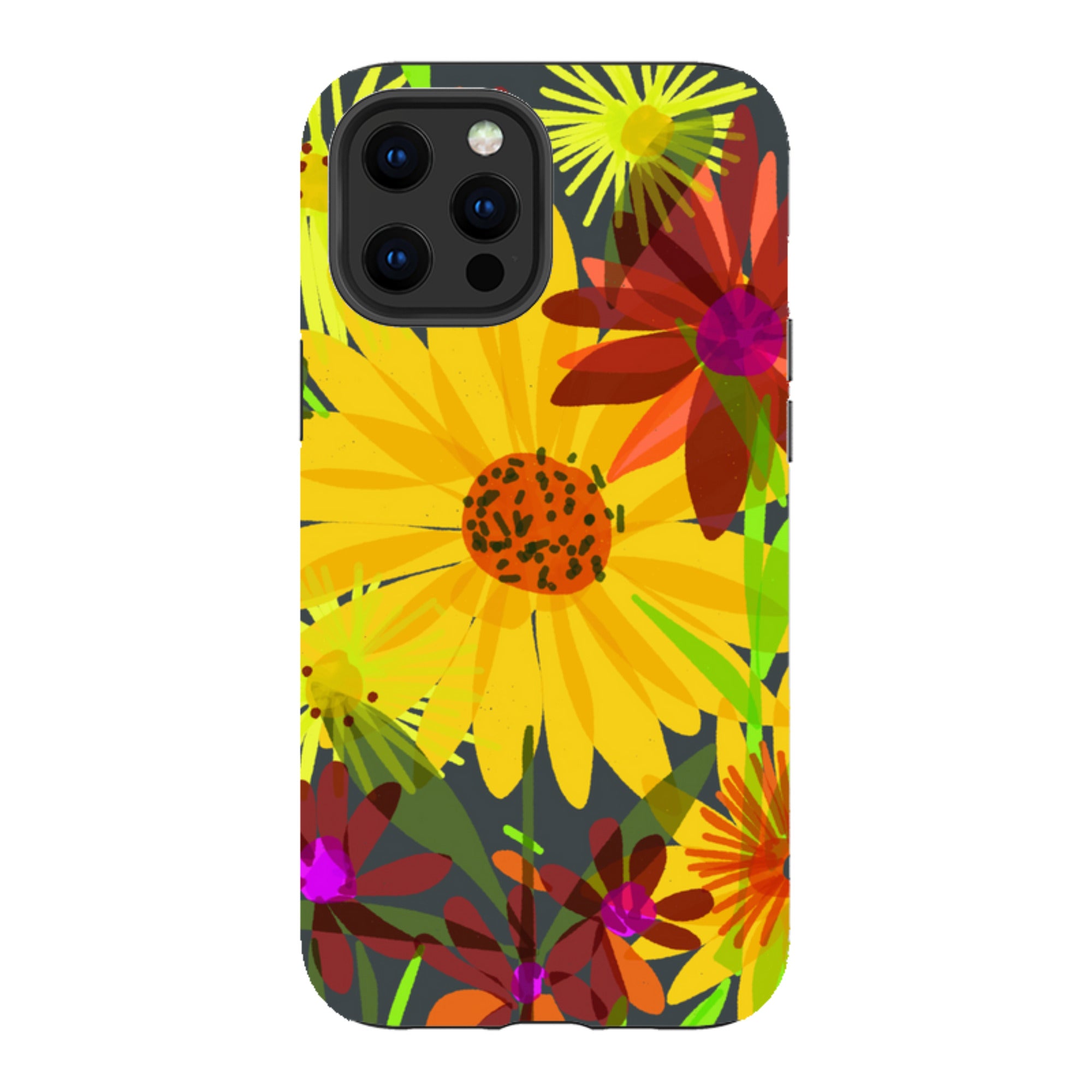 iPhone Tough Case - Sunflowers By Sarah Campbell