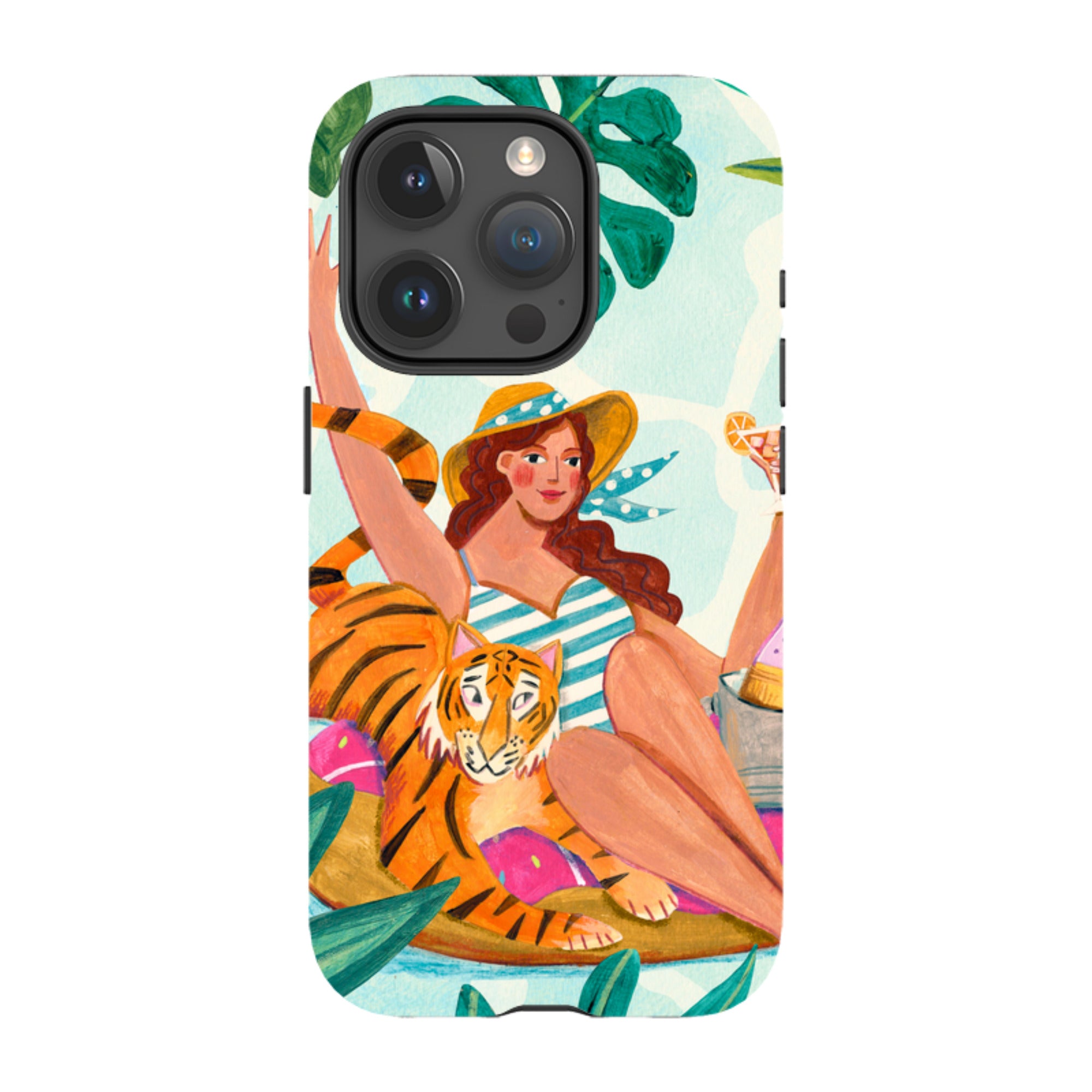 iPhone Tough Case - Pool By Caroline Bonne Muller