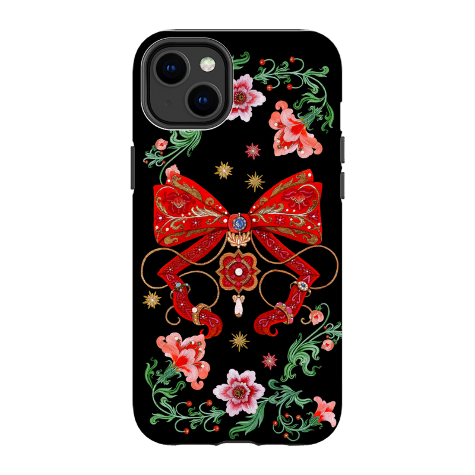 iPhone Tough  Case - Five Gold Ring By Maria Matos