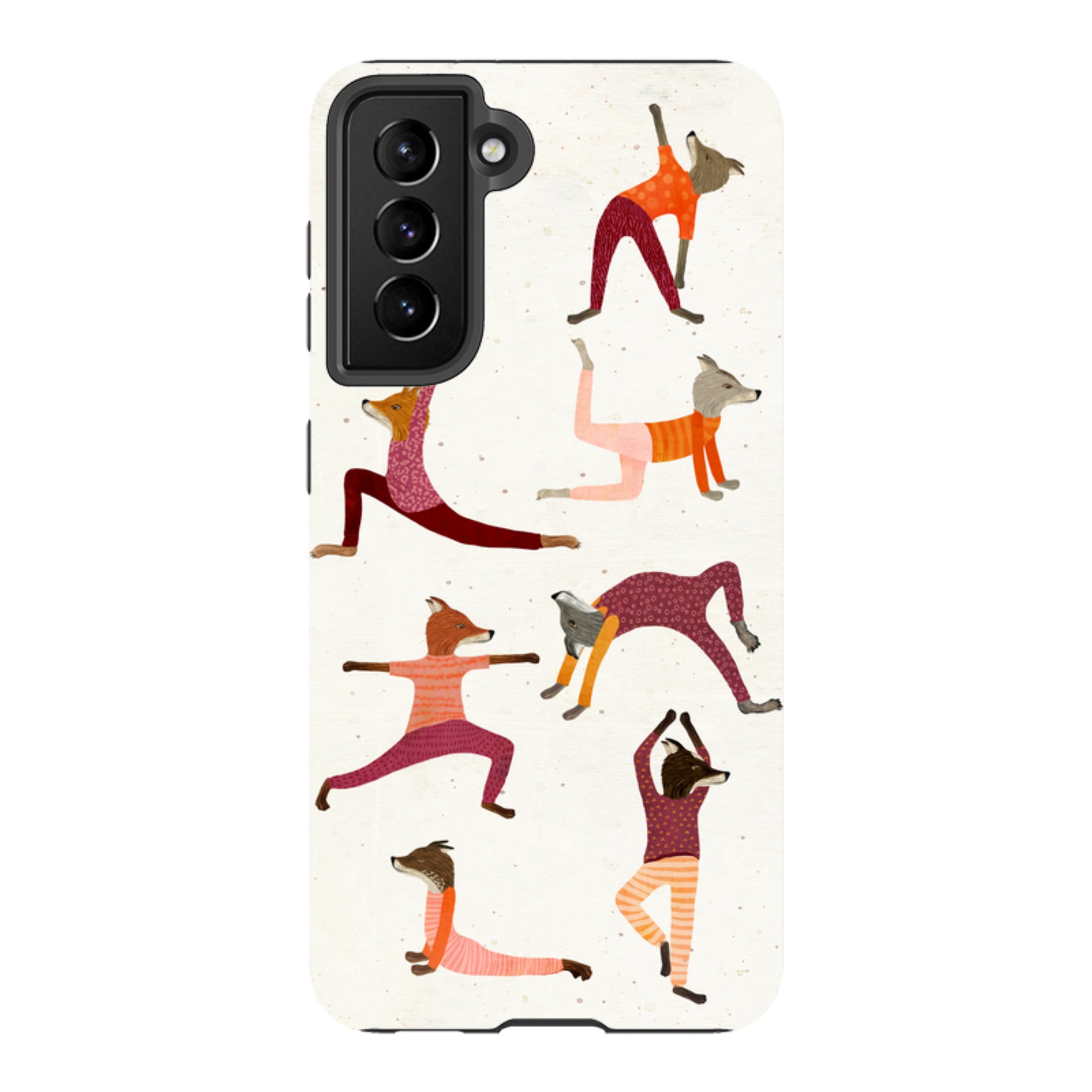Samsung Tough Case - Fox Yoga By Katherine Quinn